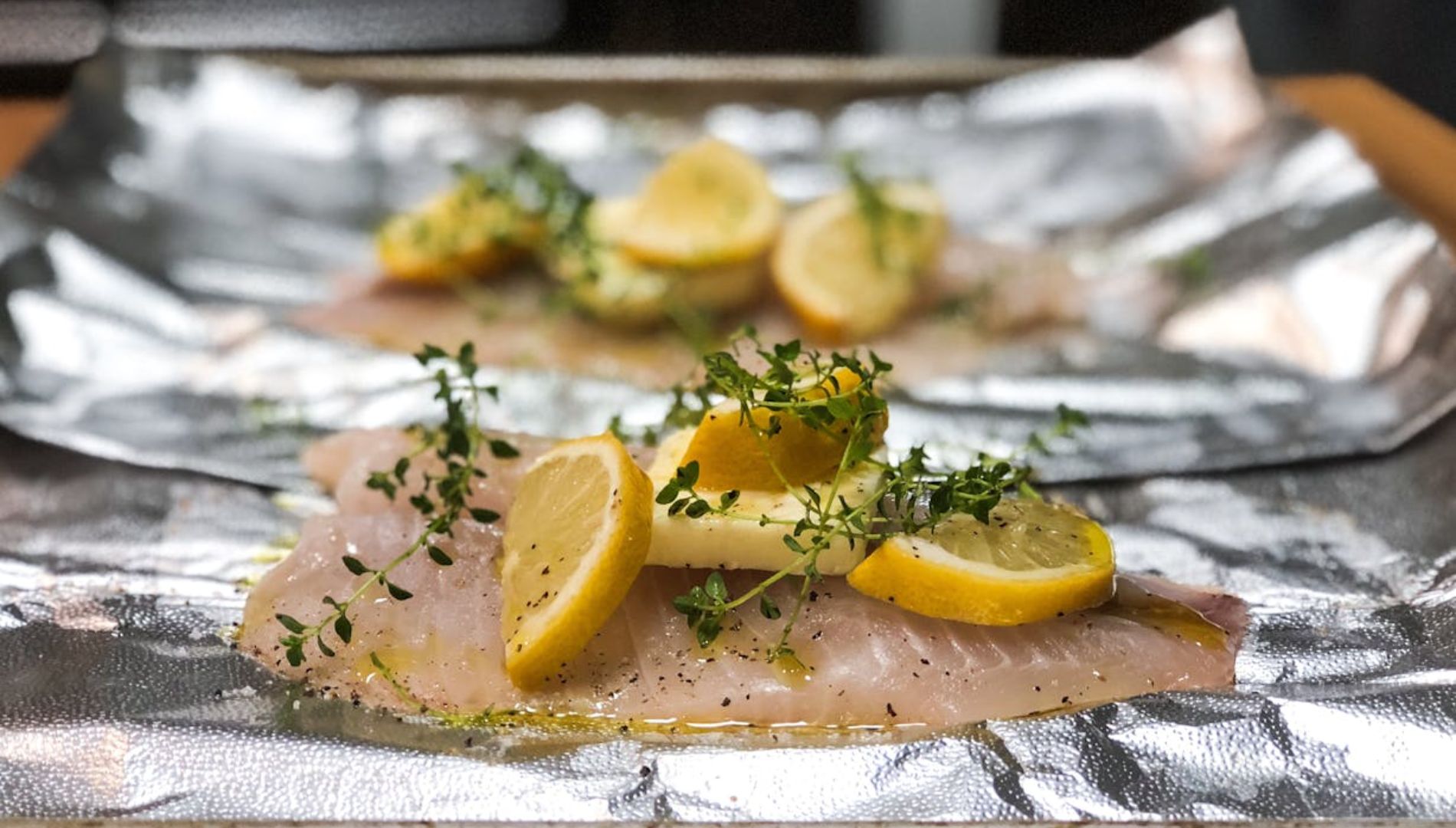 Cabillaud en papillote, quinoa et brocolis vapeur