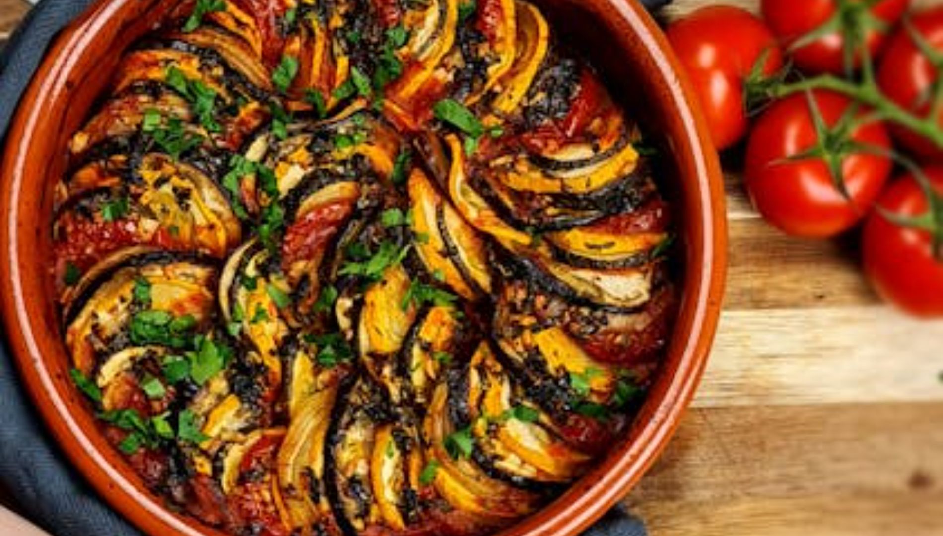 Ratatouille et pain complet