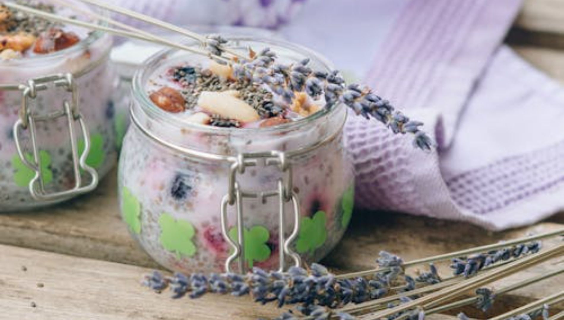 Glass of blended fruit with yogurt