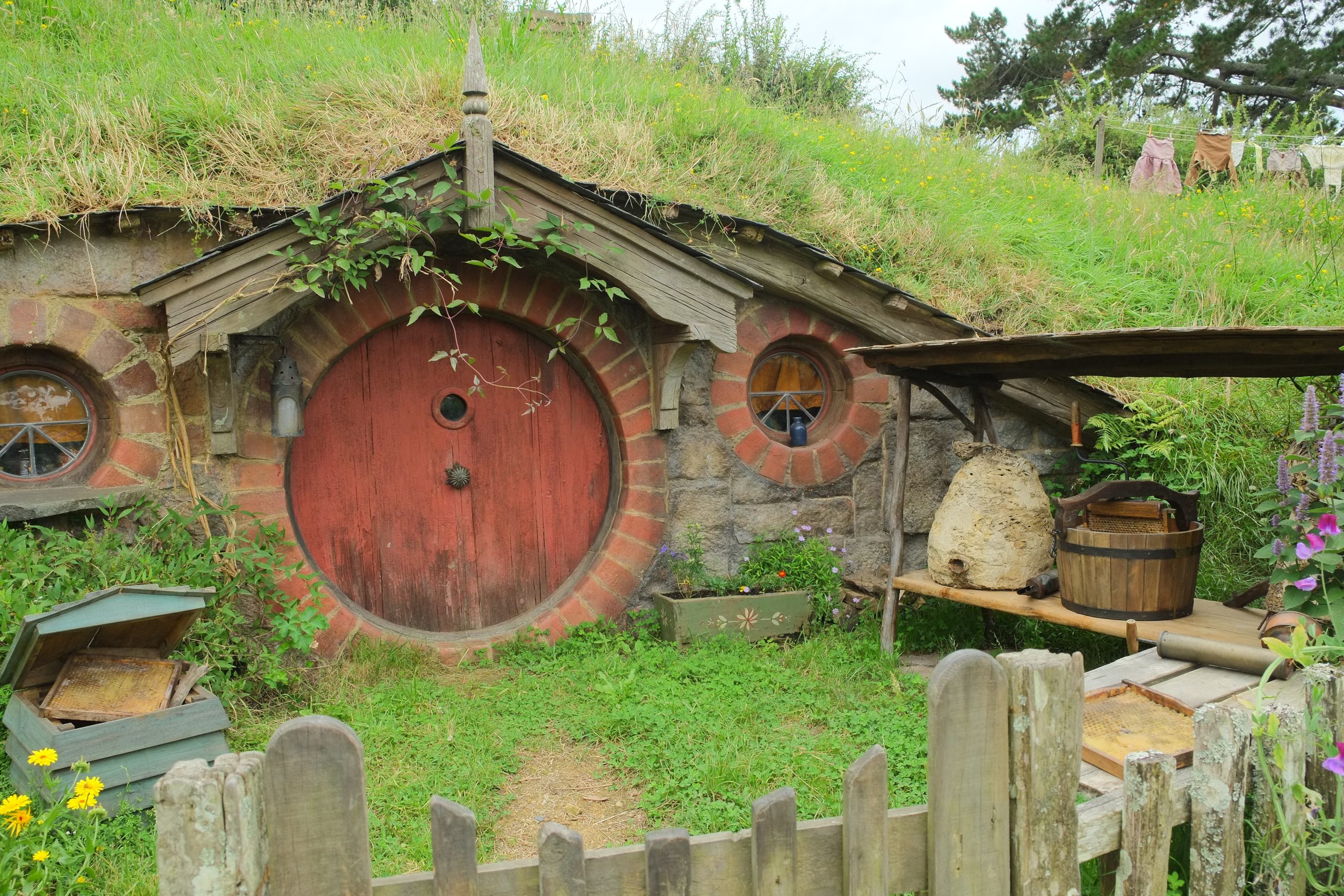 Une maison de Hobbit en France
