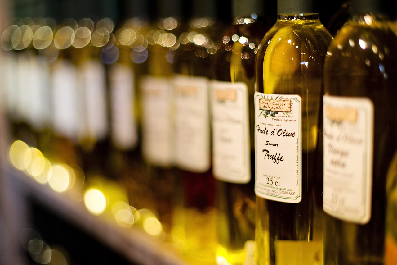 Les huiles d'olive et d'avocat