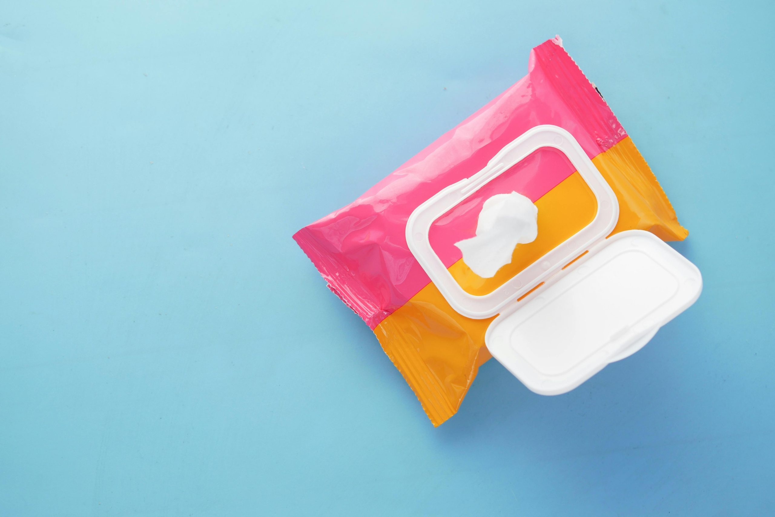 Les lingettes désinfectantes