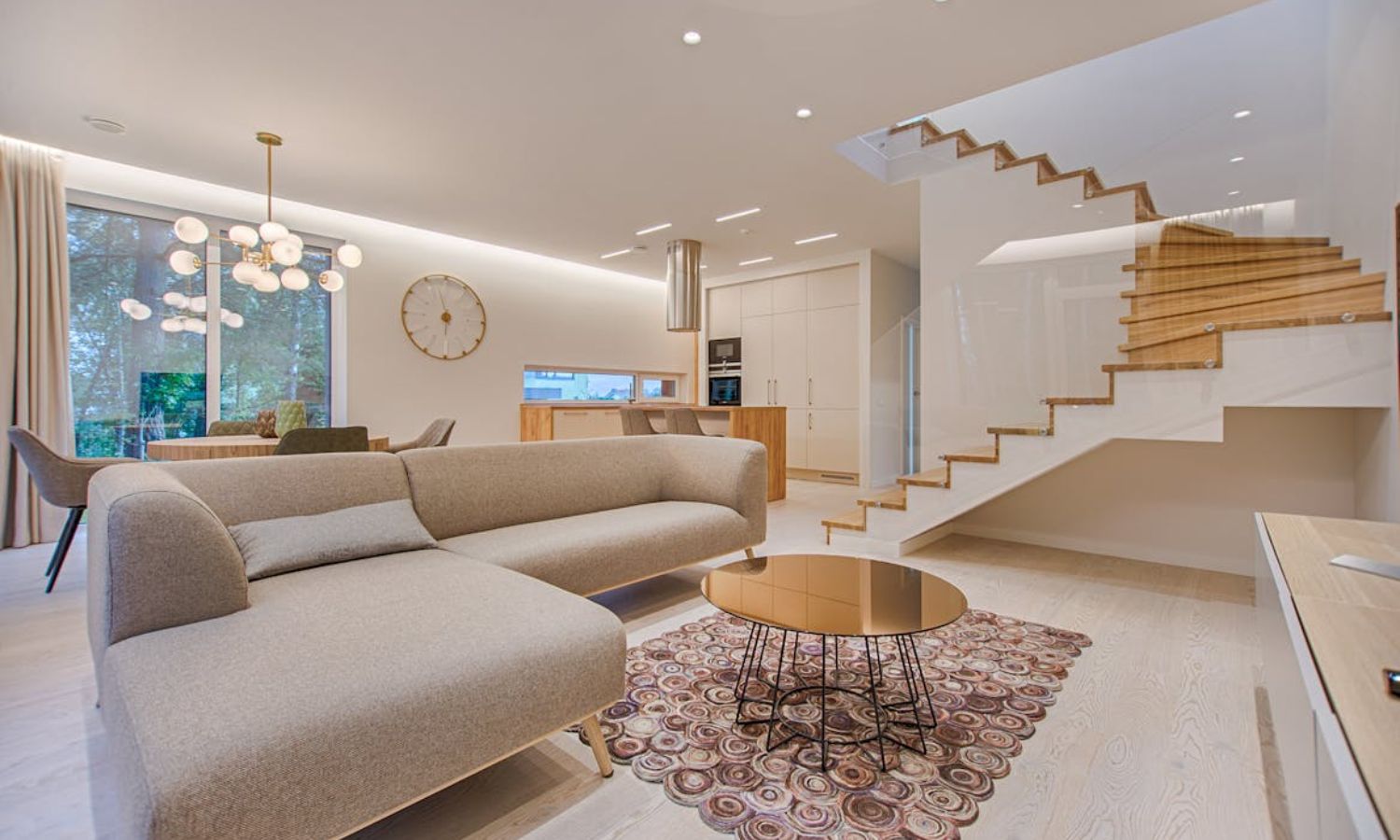 Create A Focal Point Under The Coffee Table
