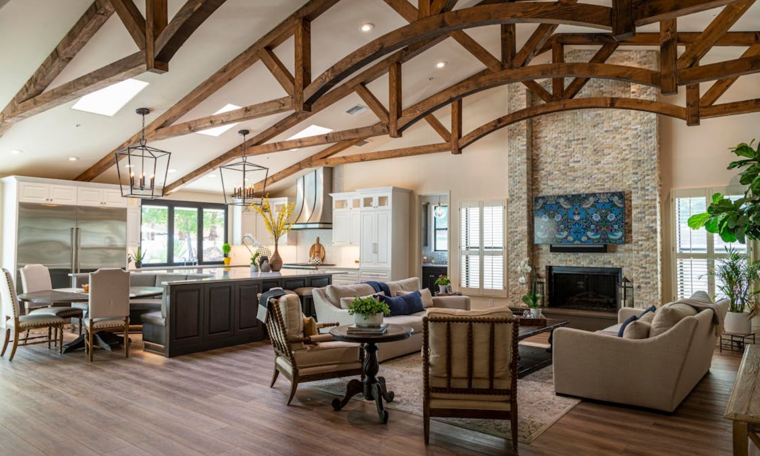 Define An Entryway Without Using Walls