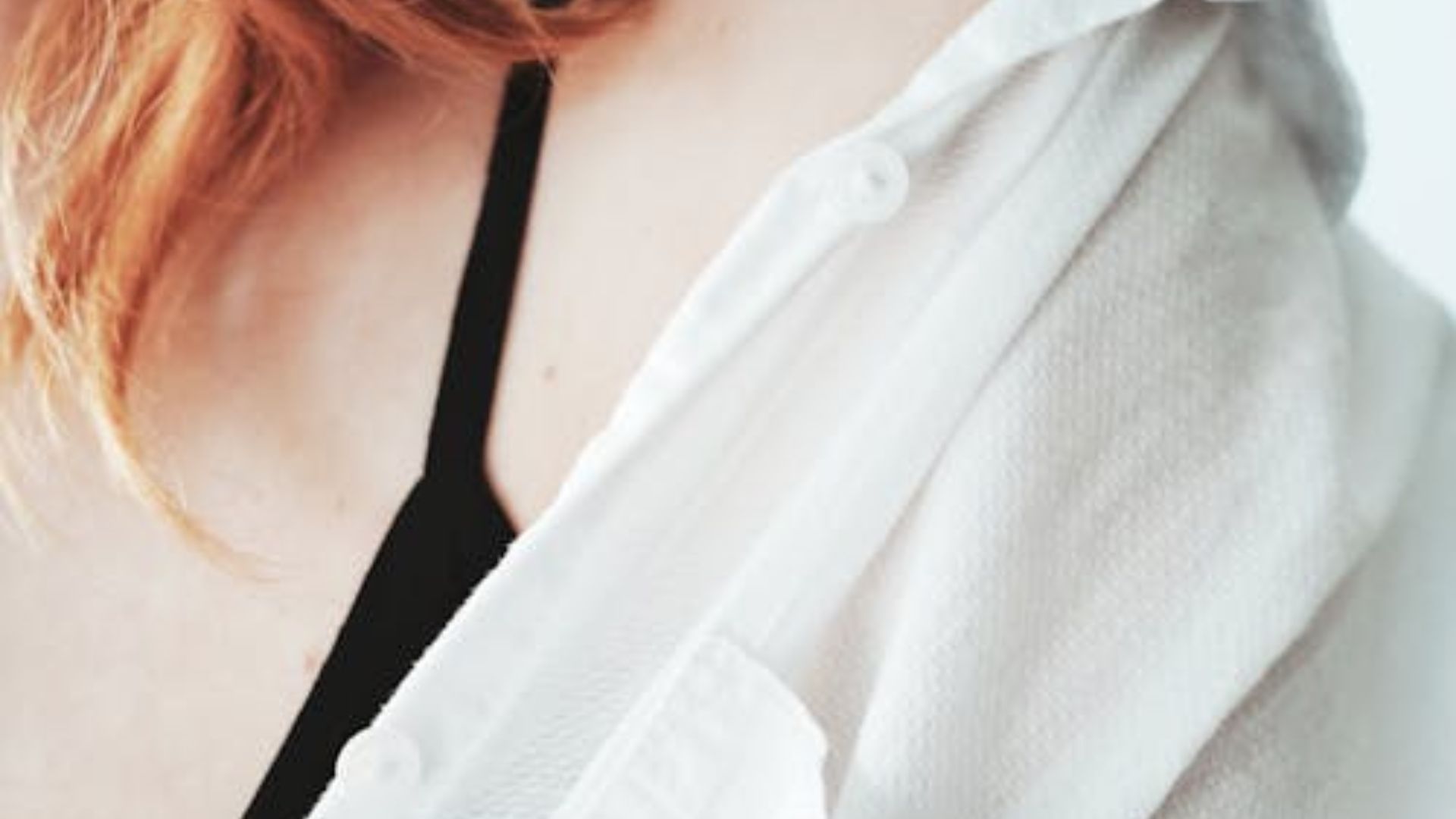 Visible Undergarments Or Bra Straps