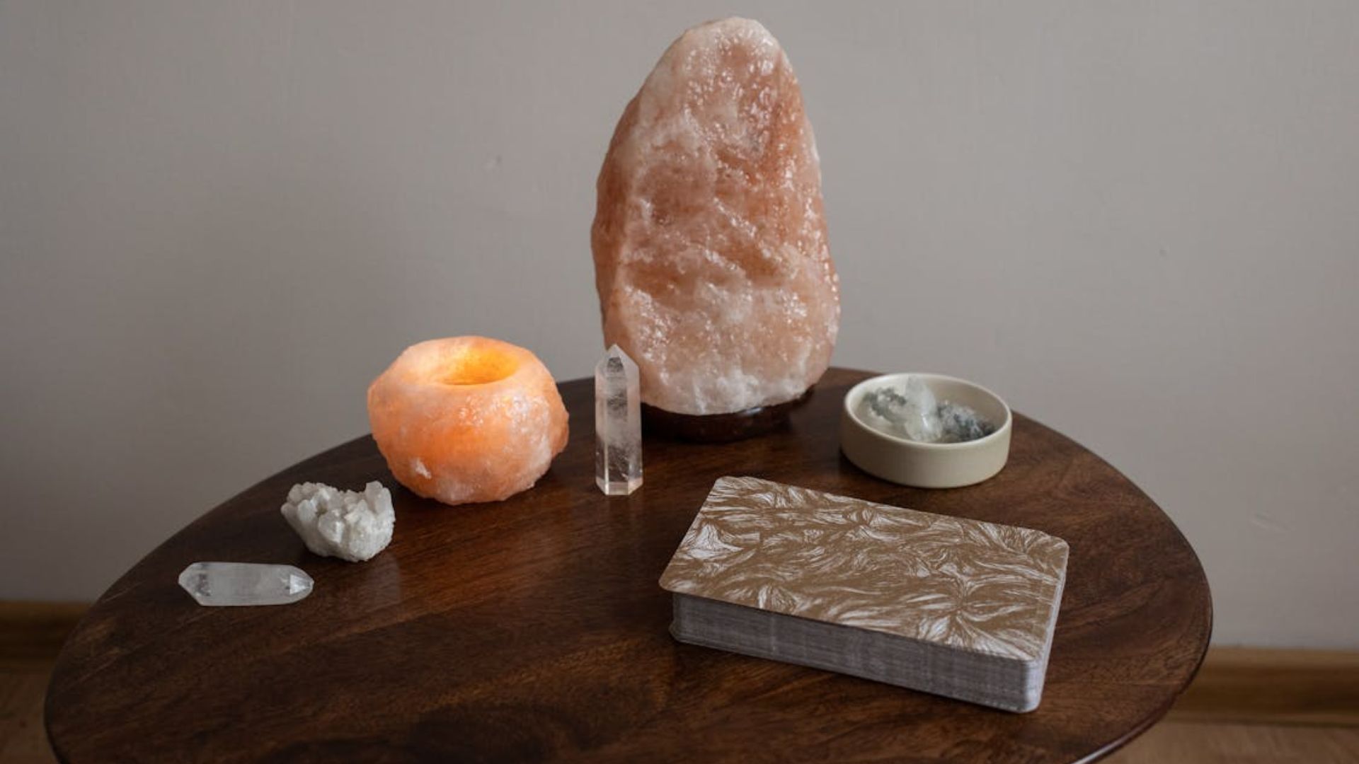 Add a Himalayan salt lamp