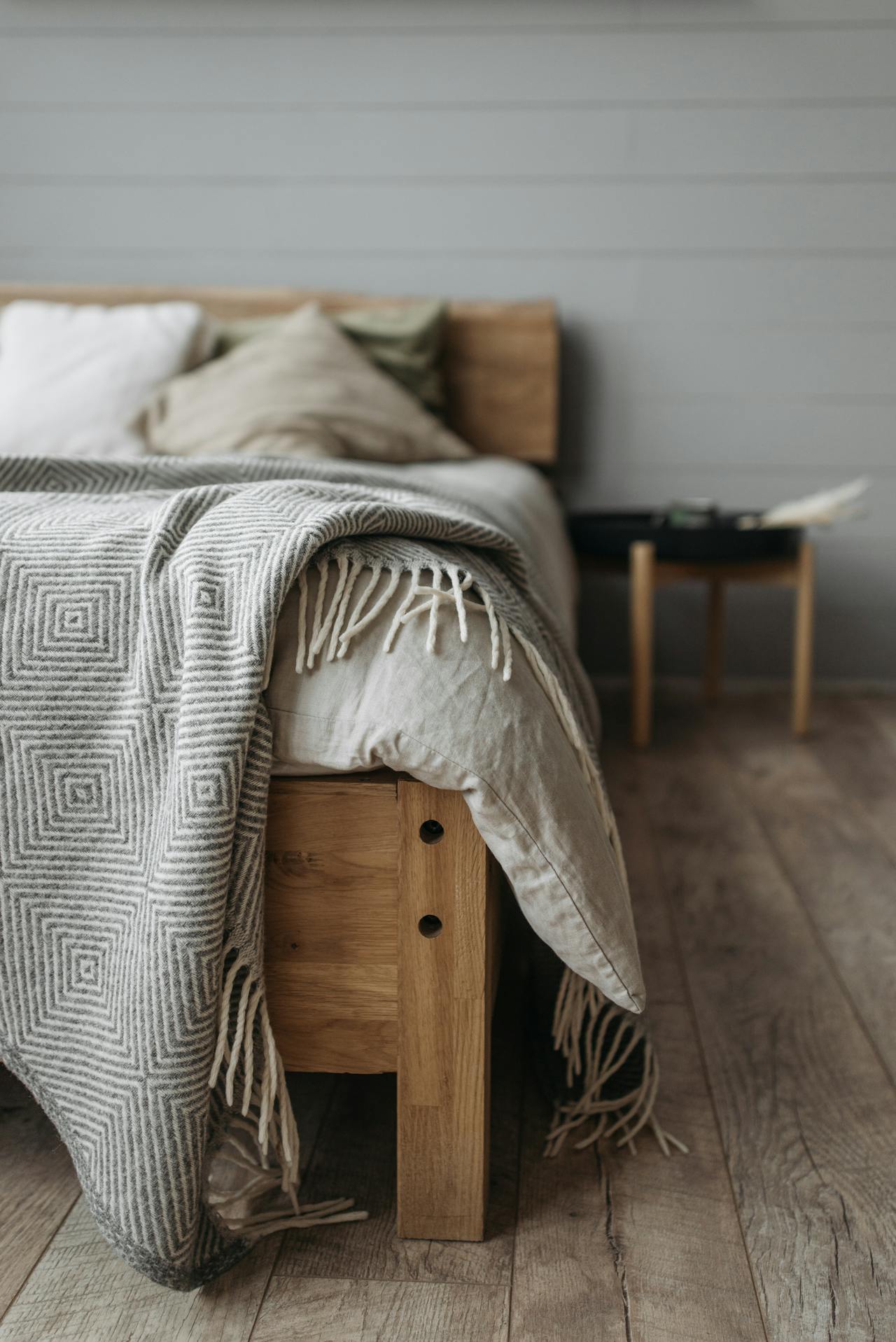 Layer soft linen throws