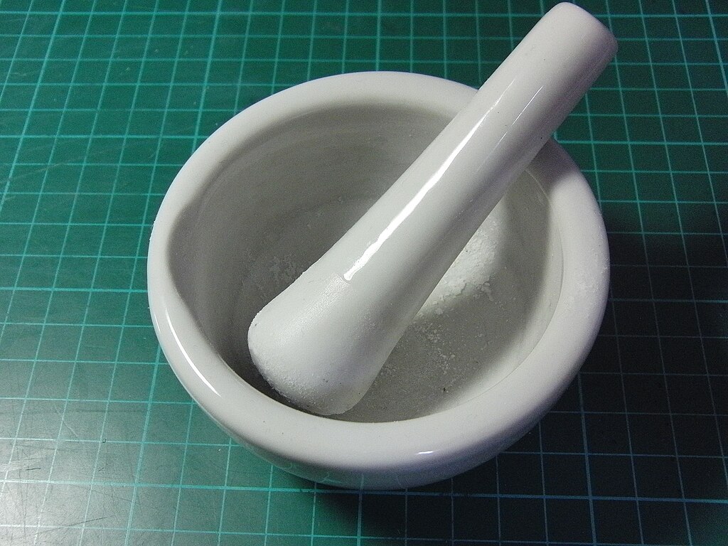 Porcelain Mortar And Pestle