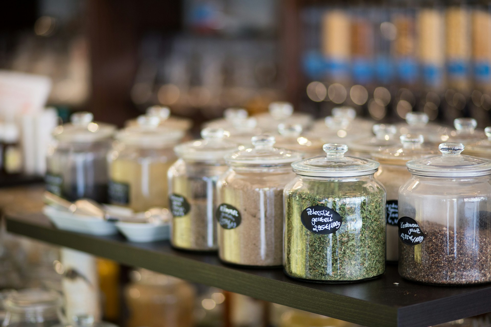 Etched Glass Canister Set