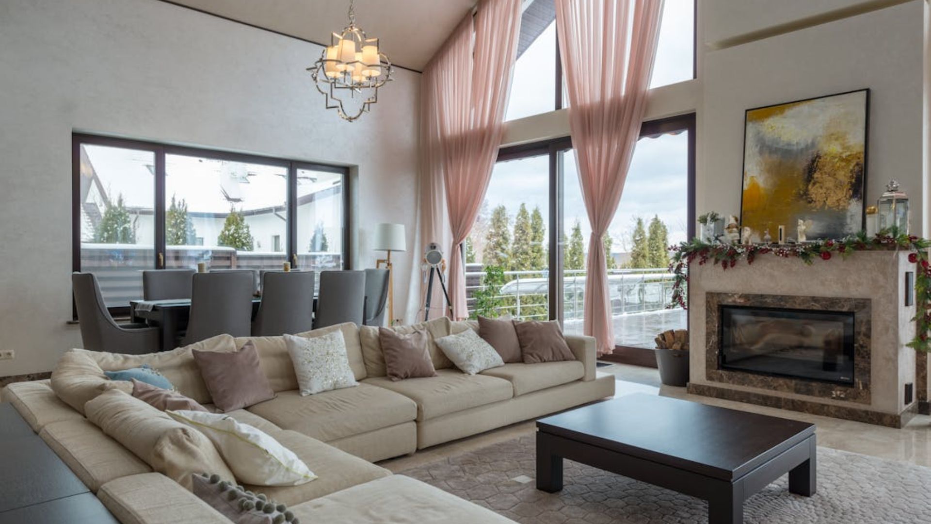 Hang Pastel Curtains