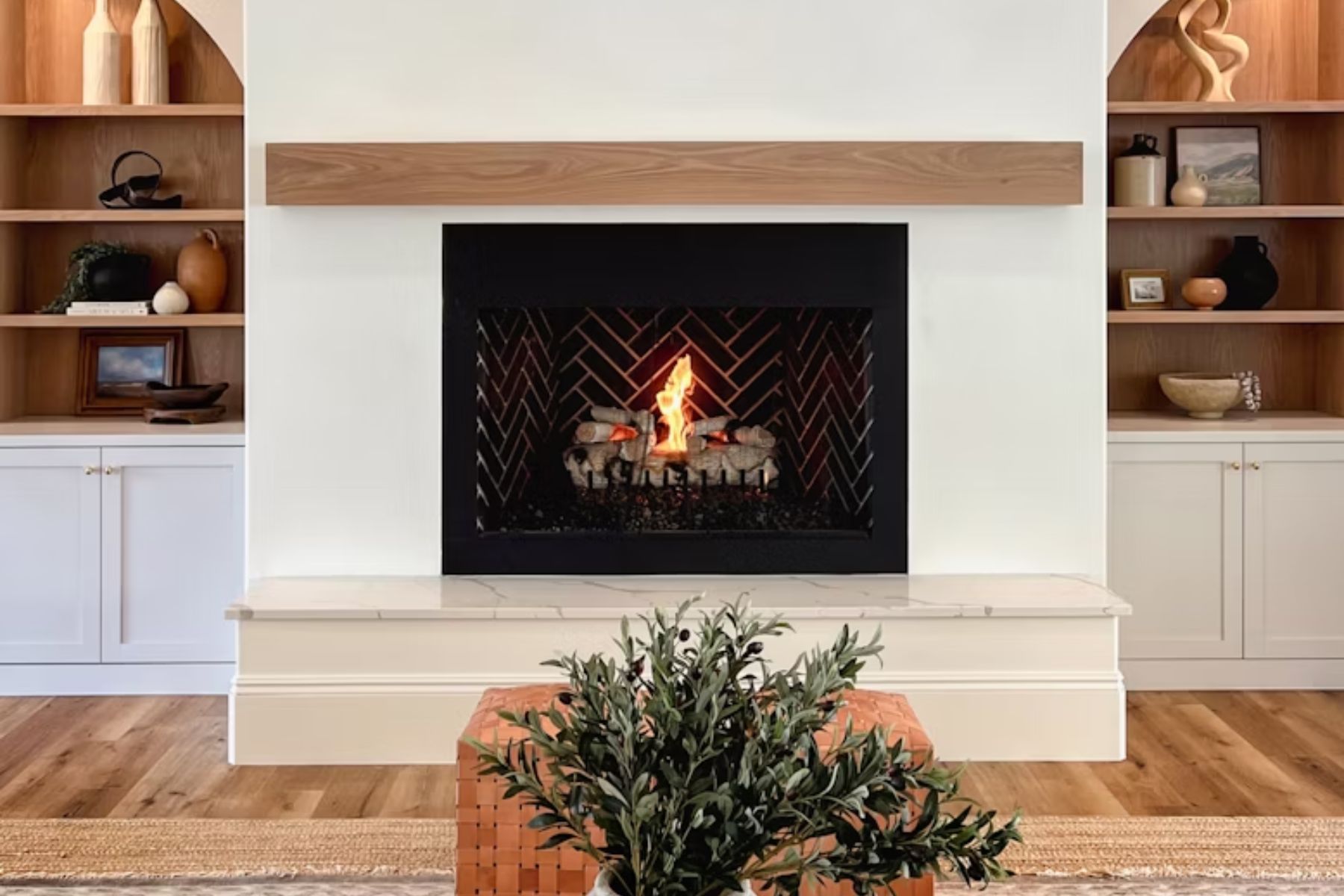 Sleek Wall-Mounted Fireplaces That Save Space