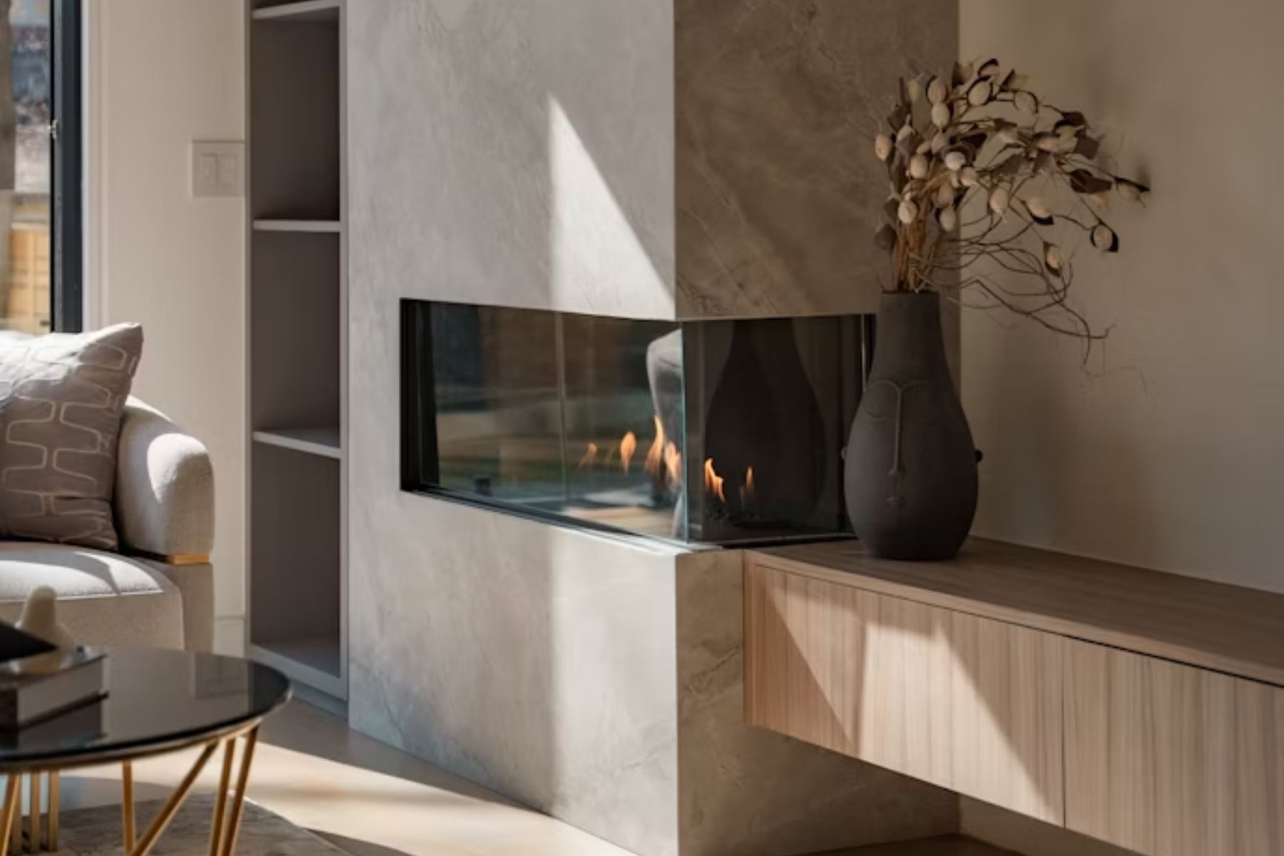 Fireplaces Without Heat Output In Cold Climates