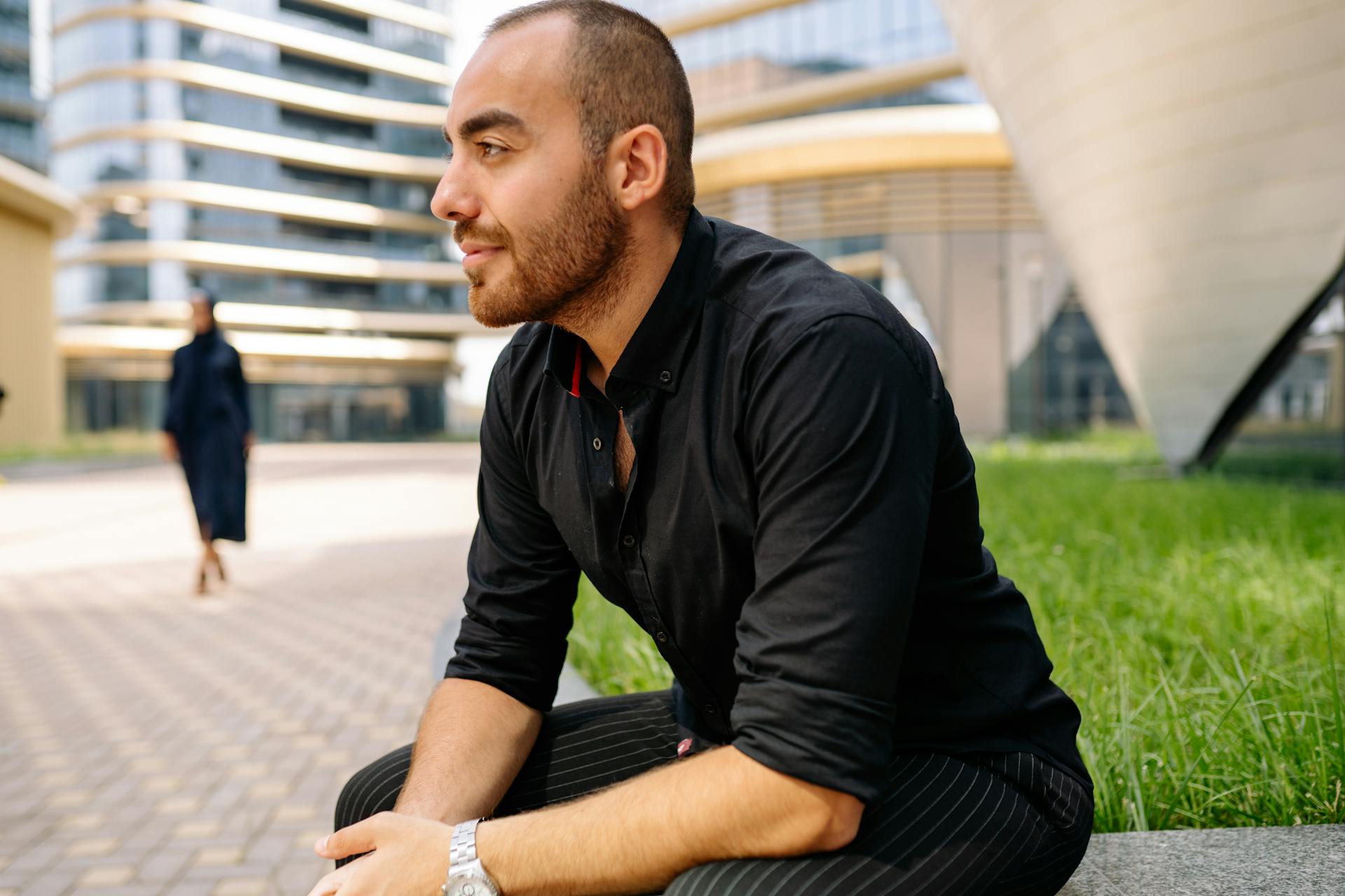 Sleeves Or Pant Hems Rolled With Purpose