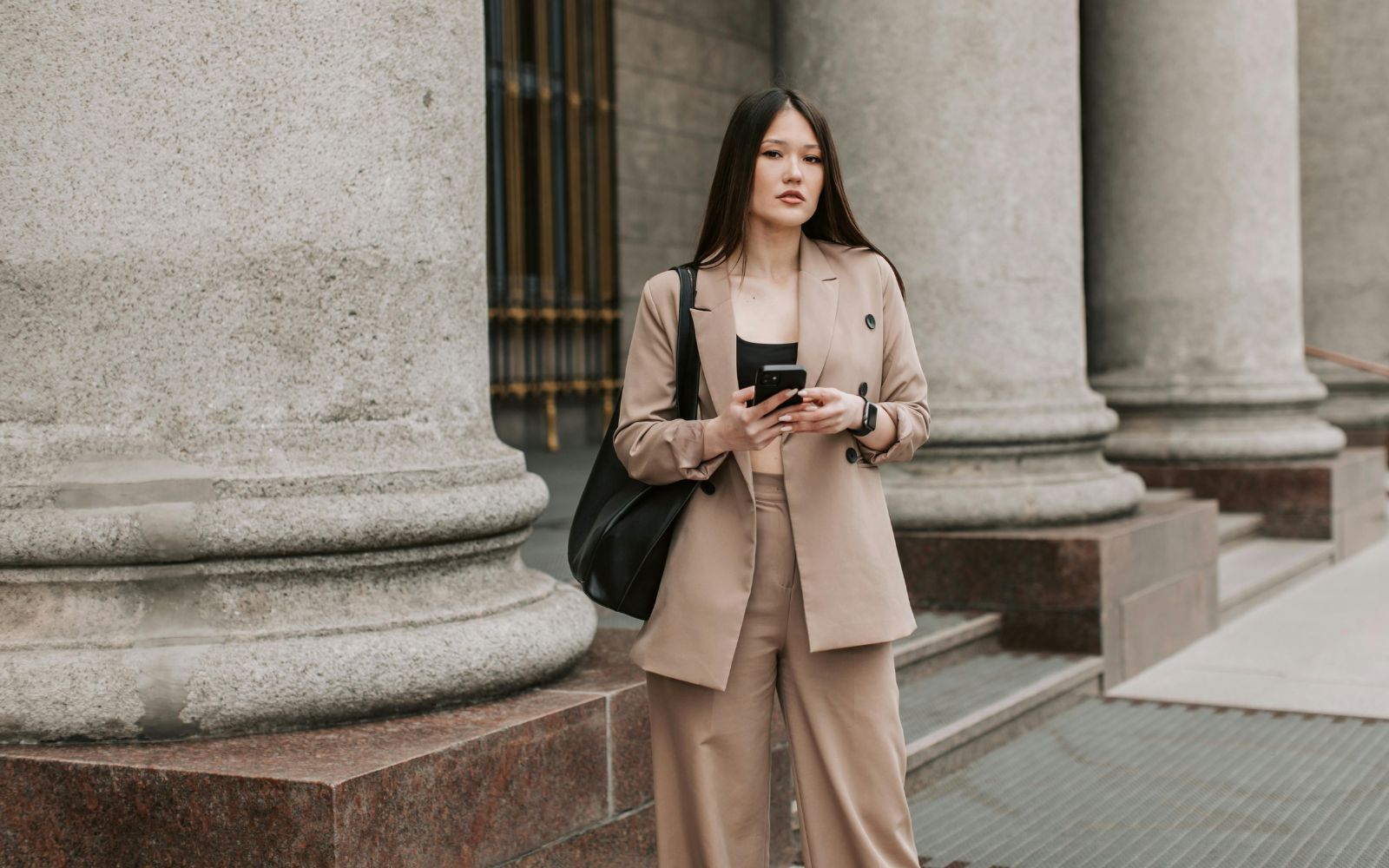 Sleek Crossbody Or Leather Tote
