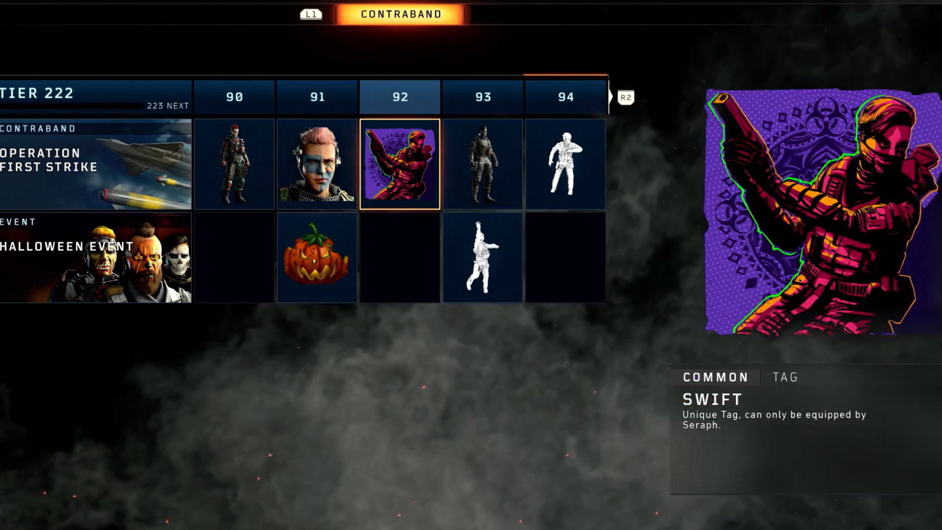 8. Cosmétiques Premium de Call Of Duty Black Ops 4