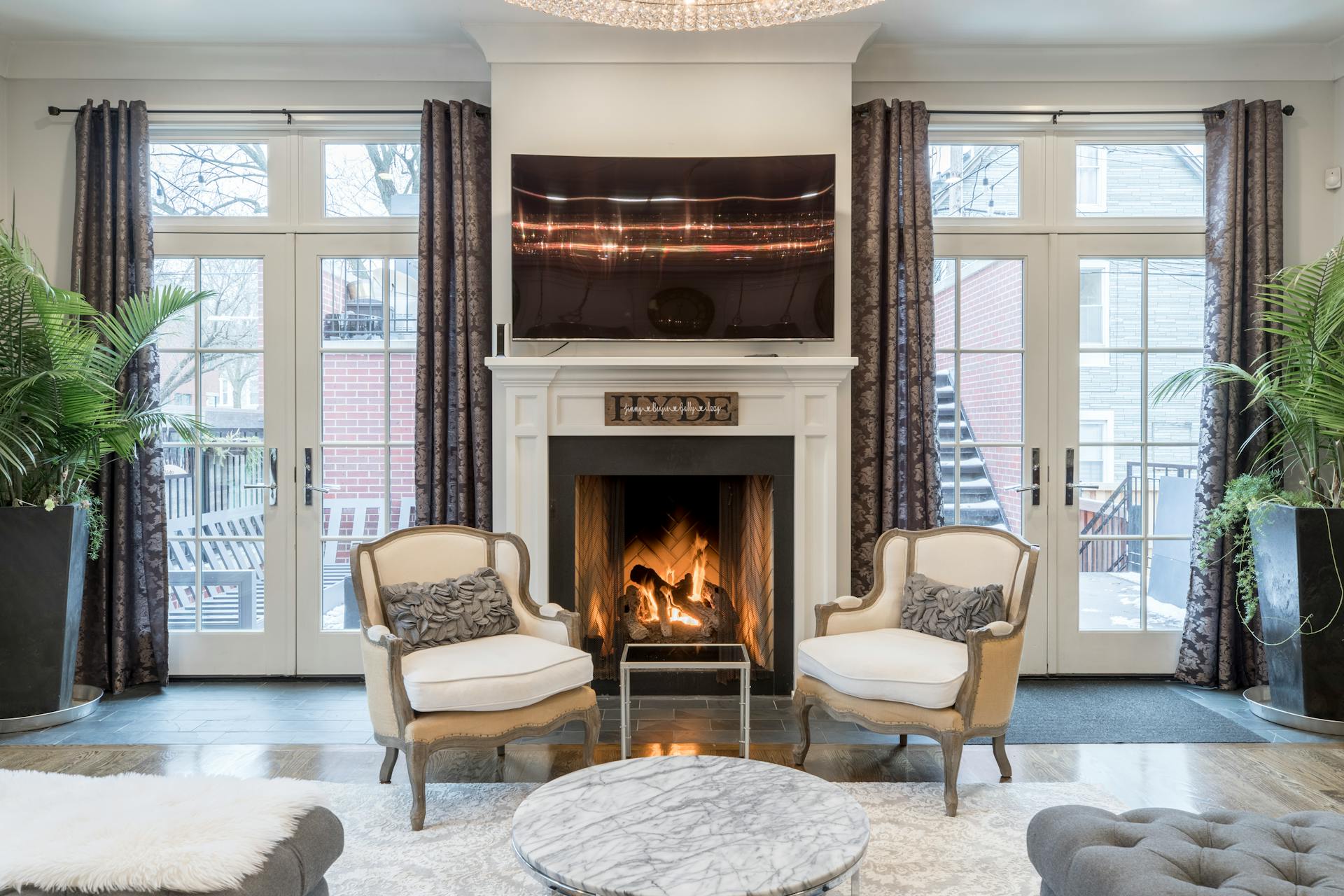 Fireplace-Focused Symmetry
