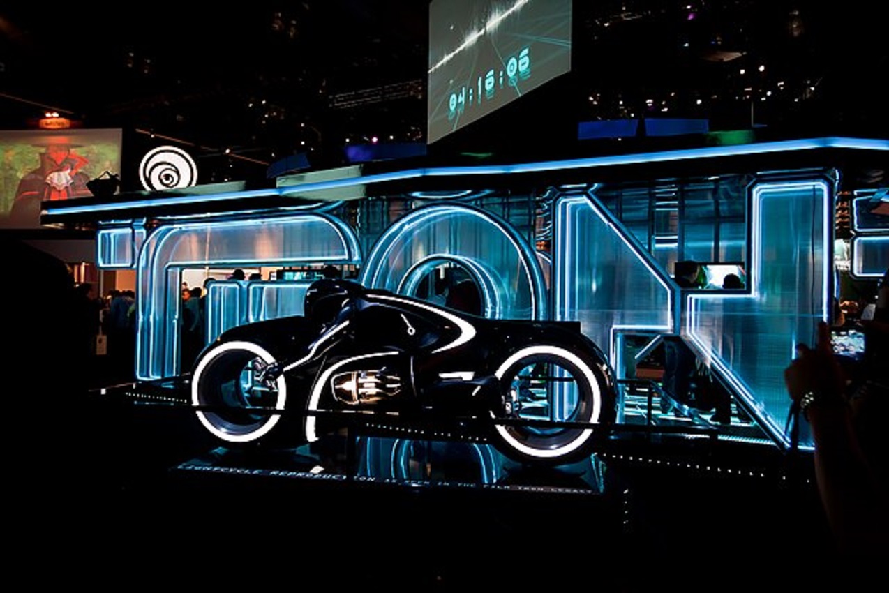 The Iconic Light Cycle from Tron