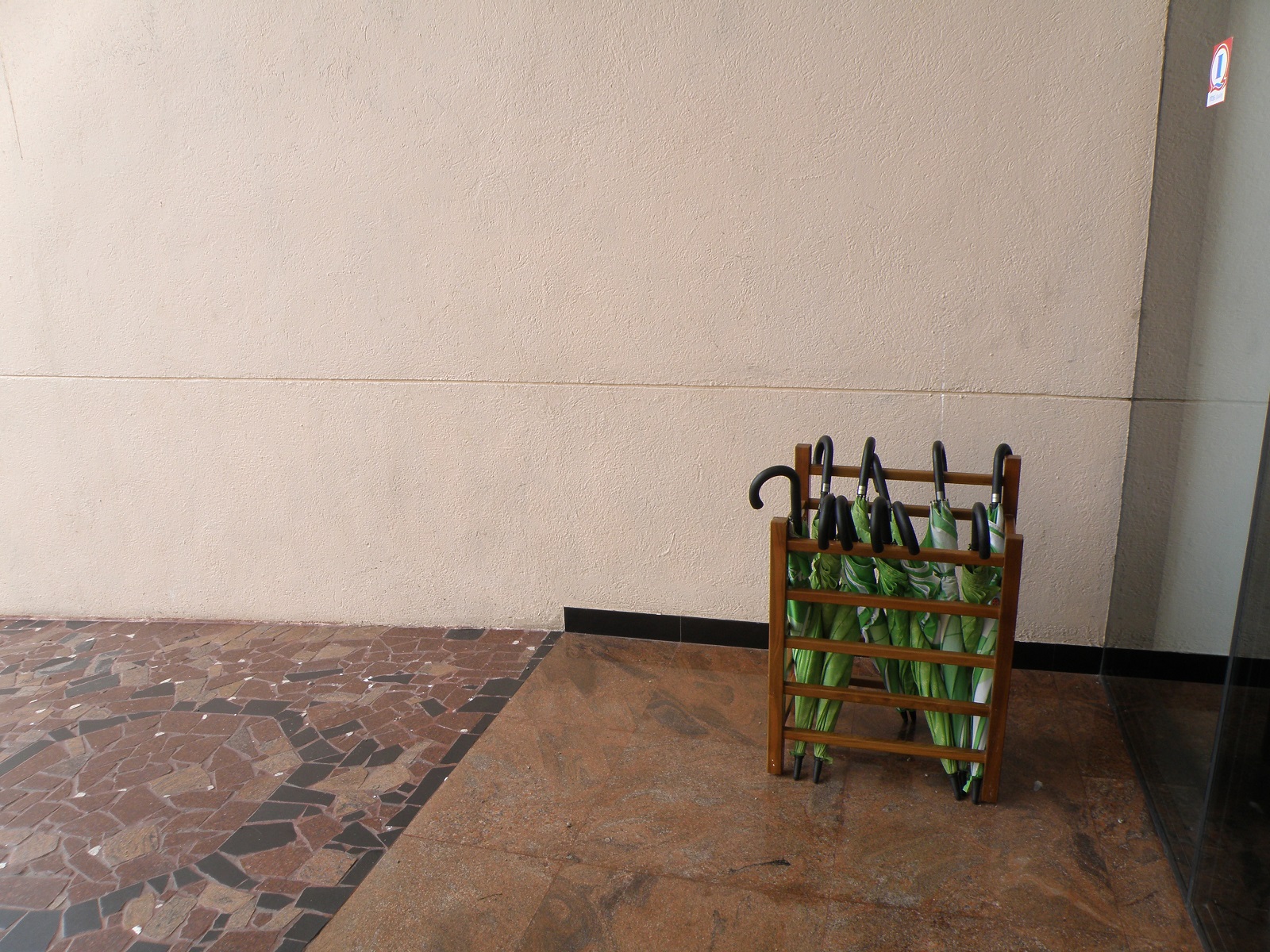 Stash Your Umbrellas at the Entrance