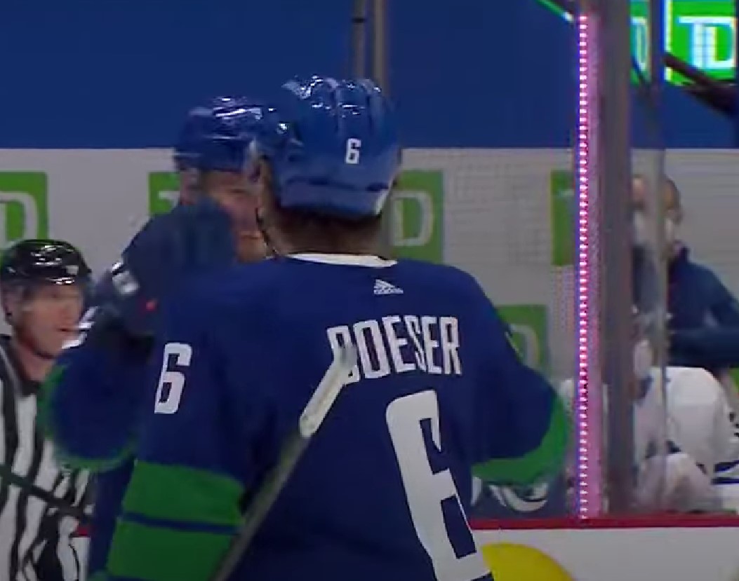 Brock Boeser: the Canadiens’ management reportedly discussed him at a meeting