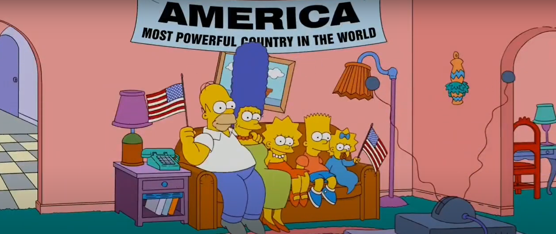 TV’s Most Watched Living Room Couch: "The Simpsons"