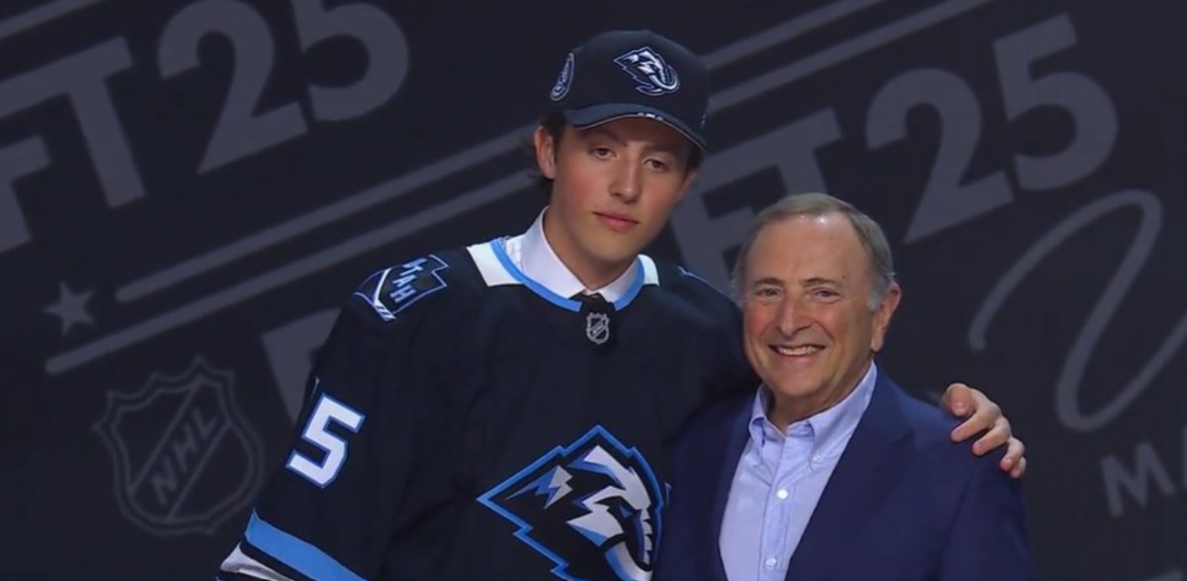 Caleb Desnoyers selected by Mammoth in fourth place