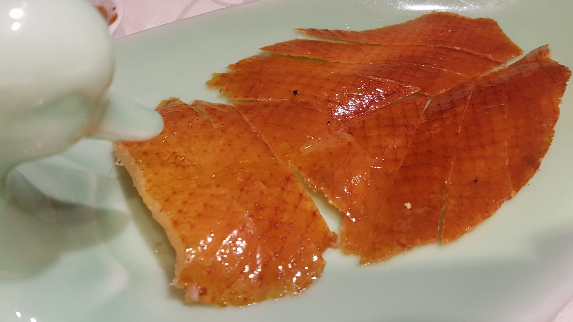 Peau de canard laqué