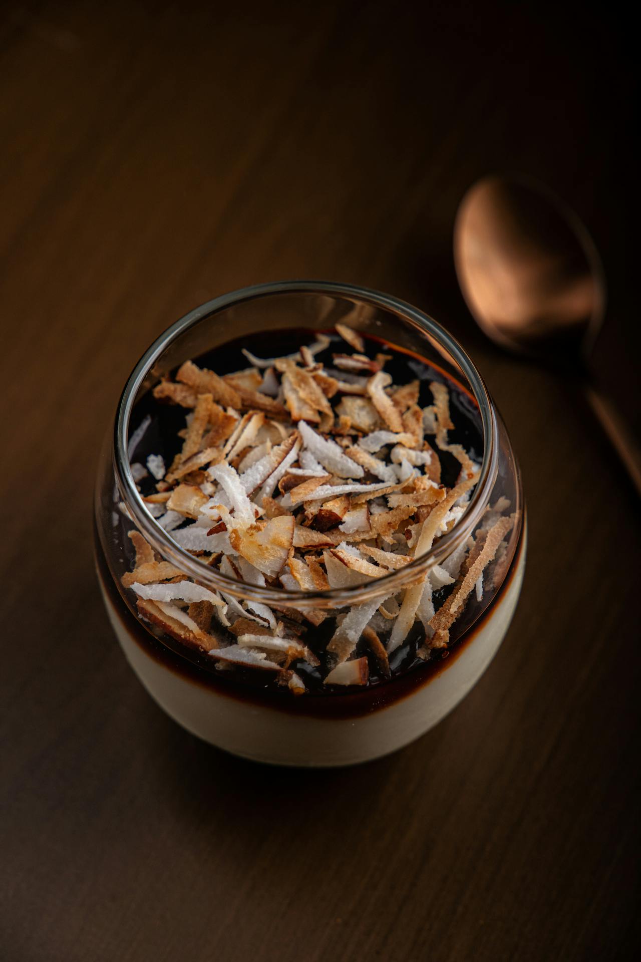 Mousse au chocolat, contraste gourmand