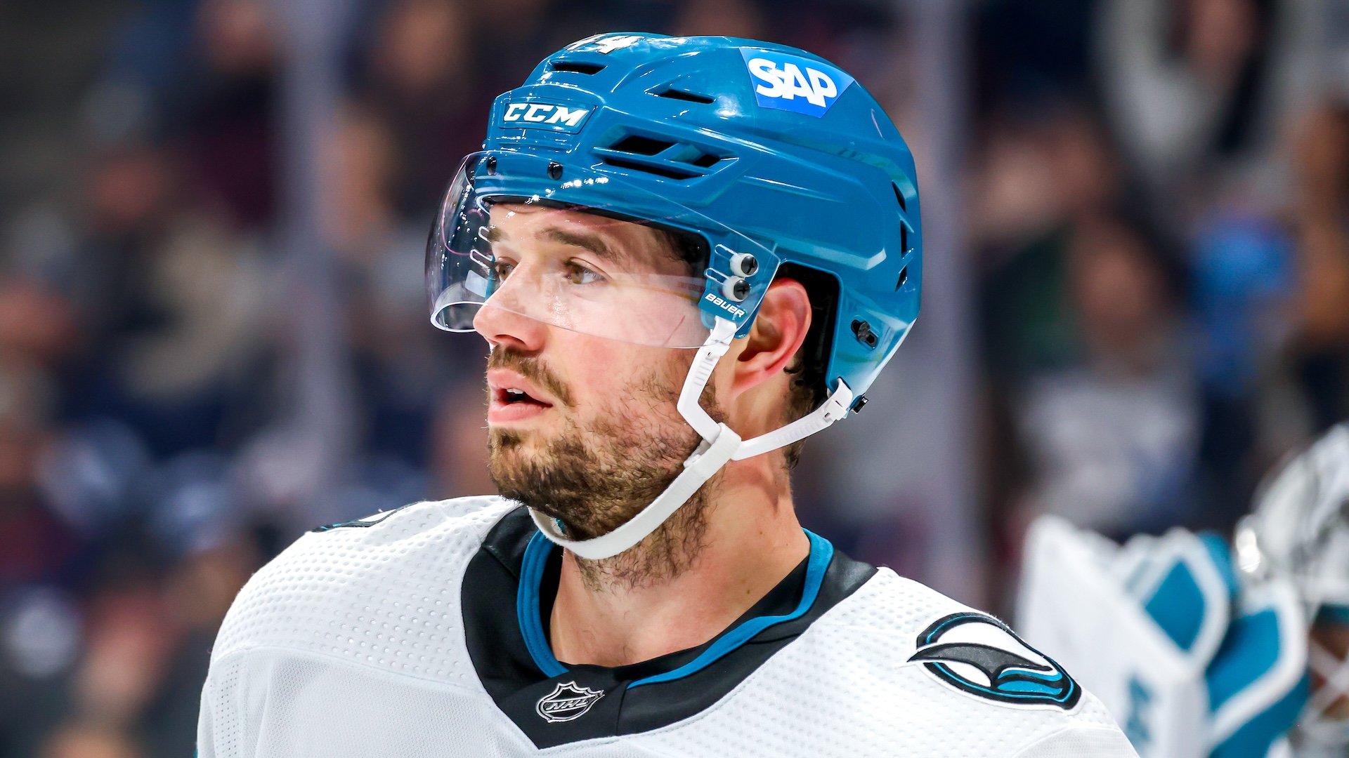 Marc-Édouard Vlasic and Frédérique Guay are expecting a child