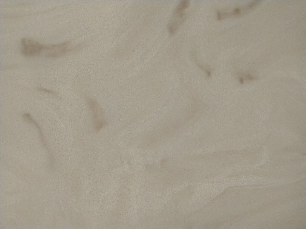 Corian blanc thermoformé