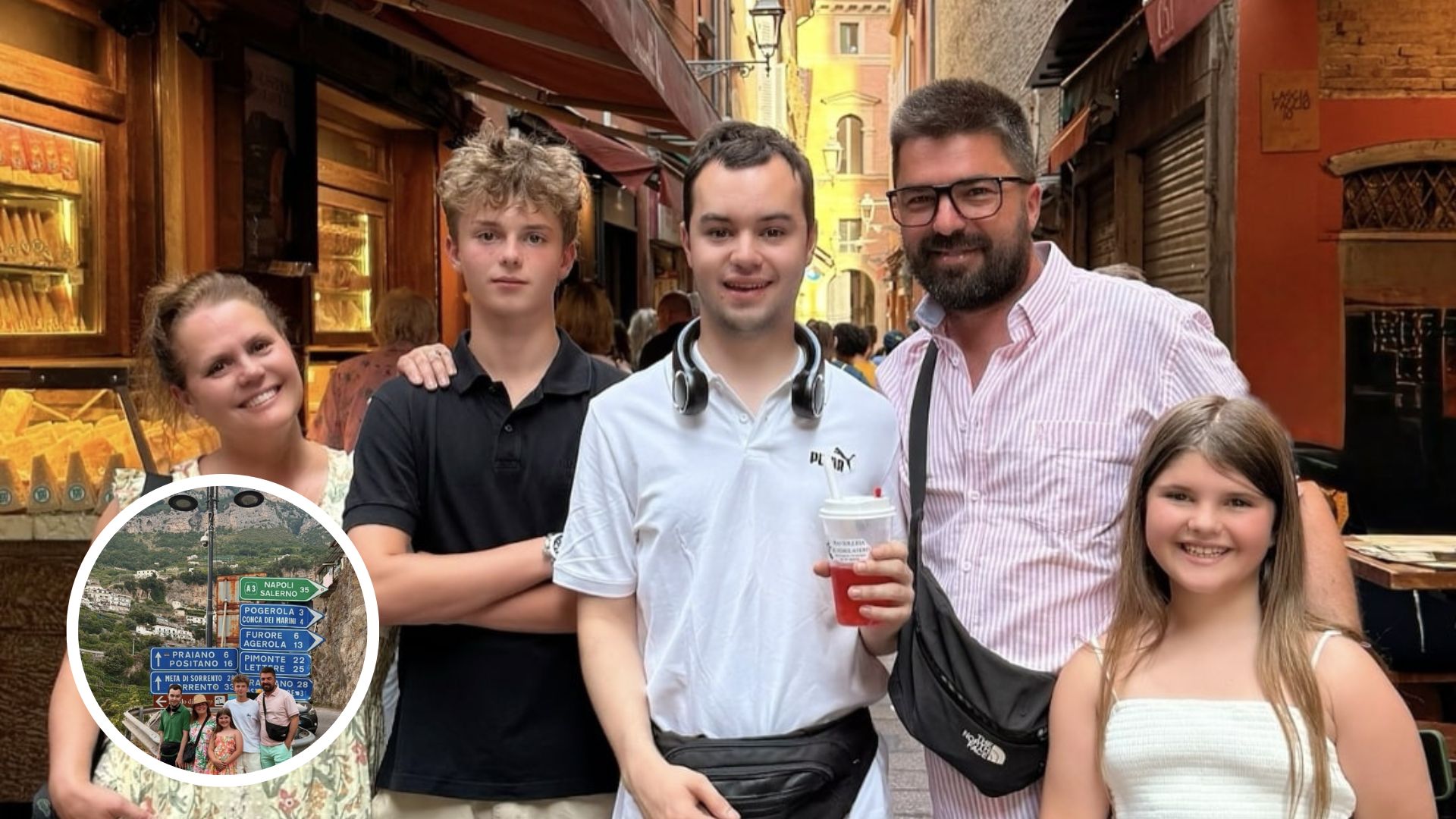 Le voyage en Italie de Patricia Paquin et sa famille en 13 photos