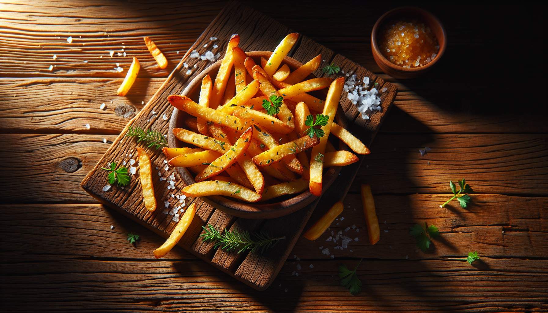 Frites rustiques