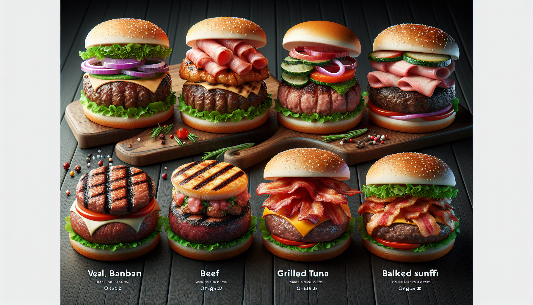 9 idées de hamburgers pour les vacances!