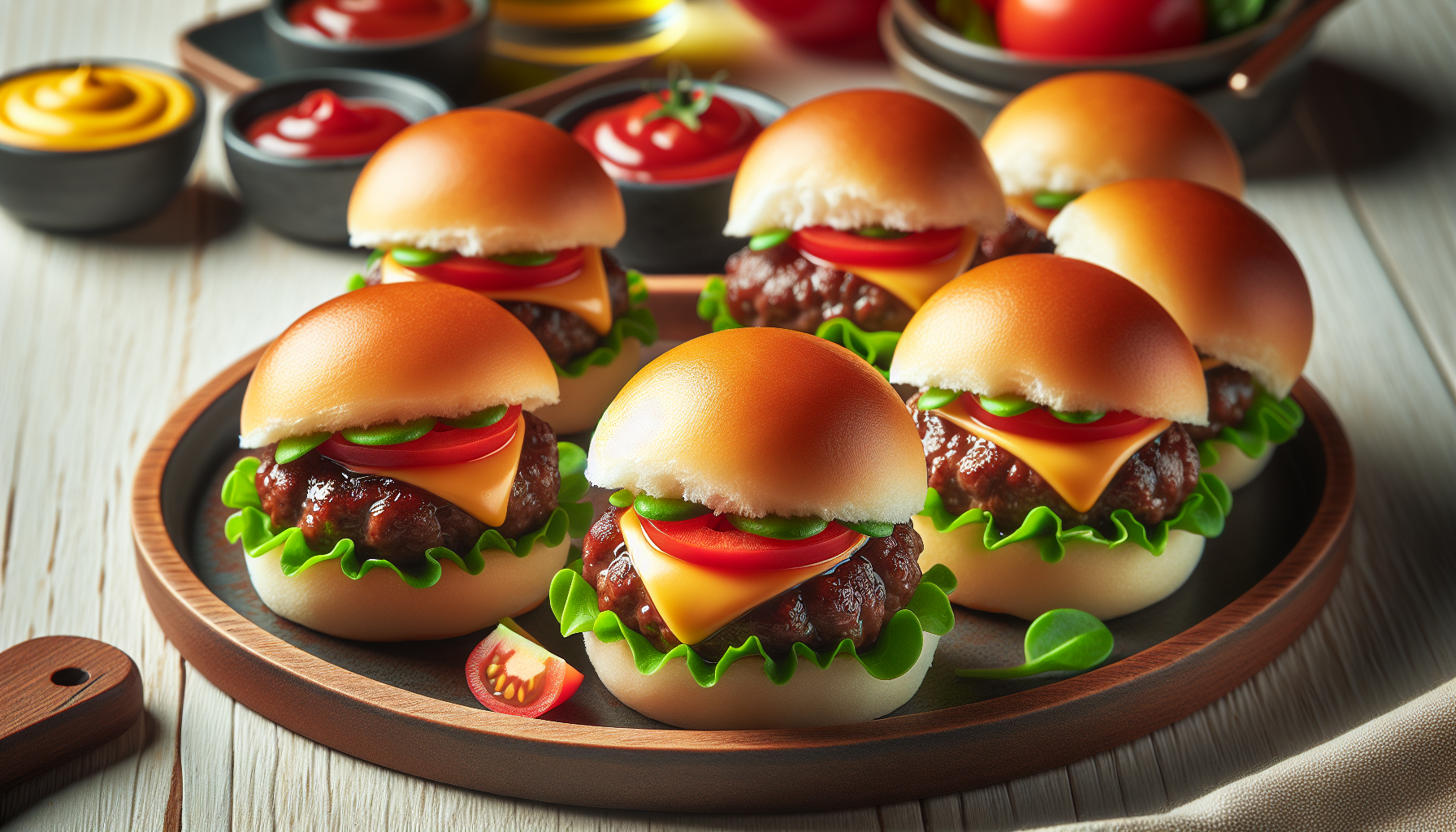 Mini hamburgers au boeuf