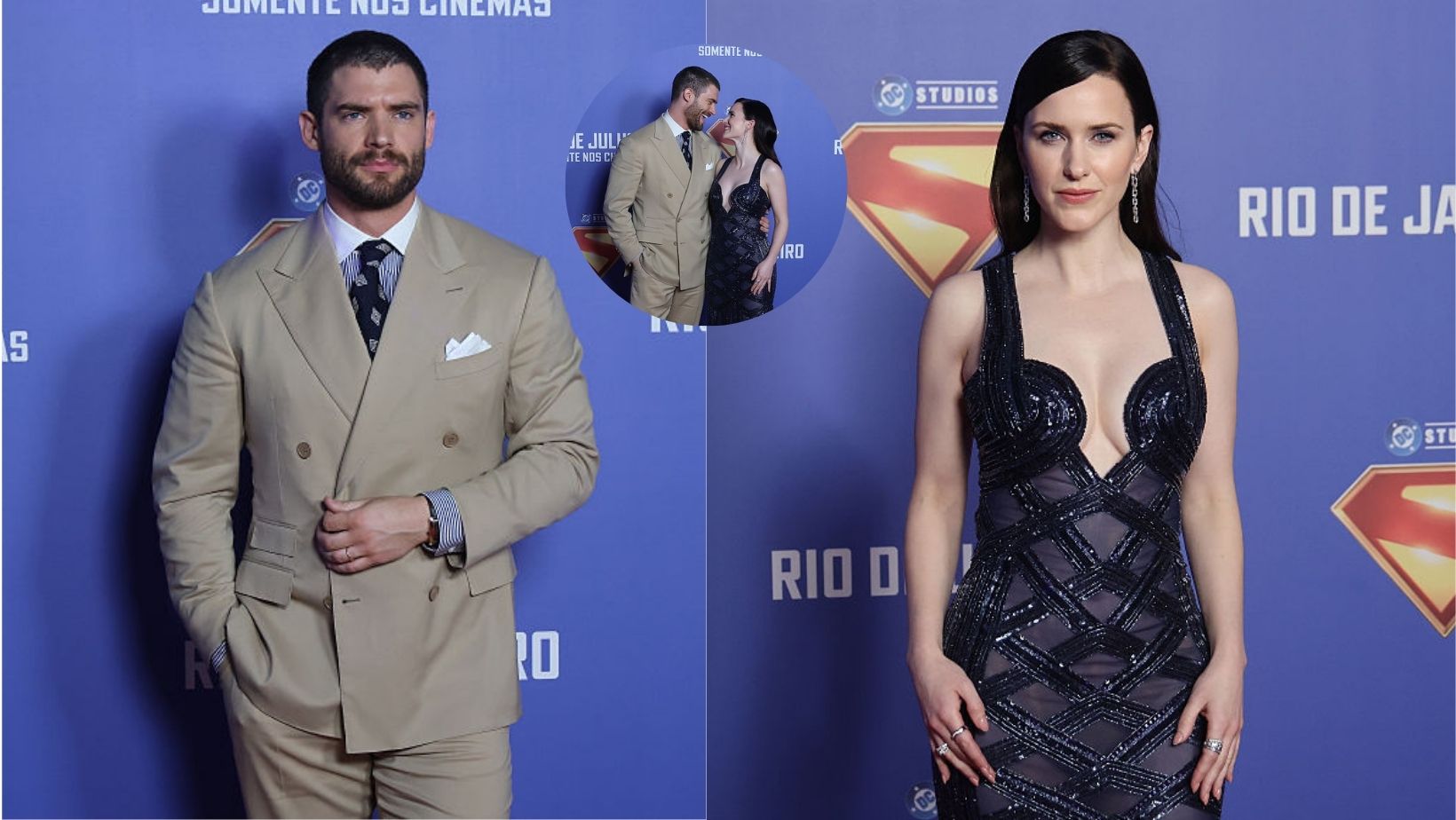 David Corenswet and Rachel Brosnahan in Clark and Lois mode to promote Superman