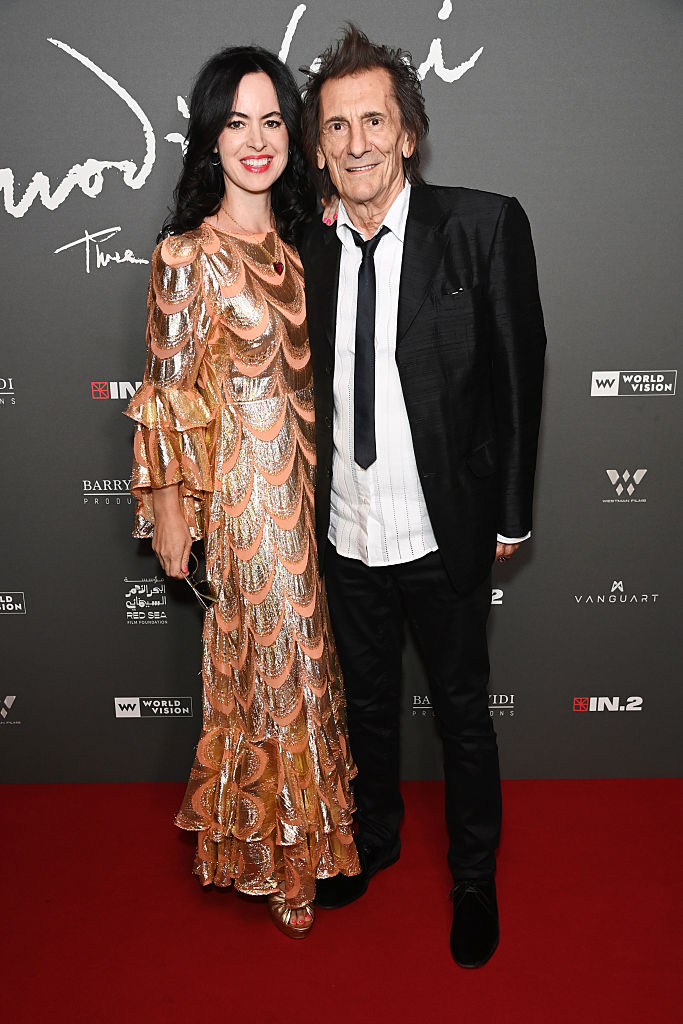 Sally and Ronnie Wood