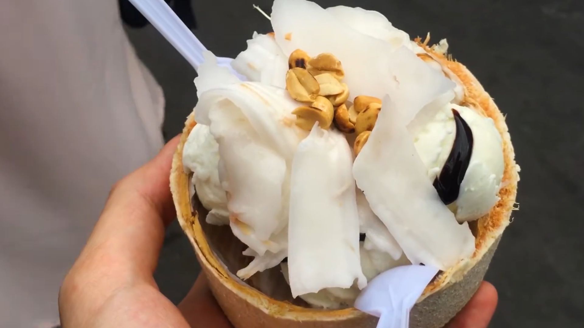10. Crème glacée thaïlandaise à la noix de coco