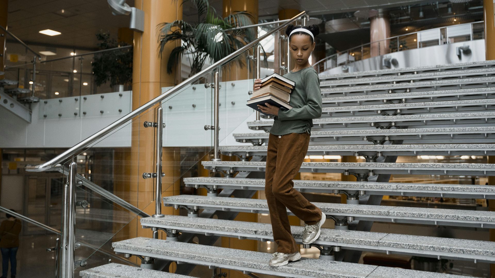 1. Prendre l'escalier