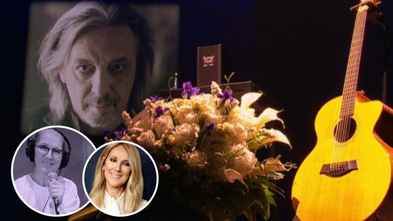 Céline Dion rend hommage à Serge Fiori en chanson