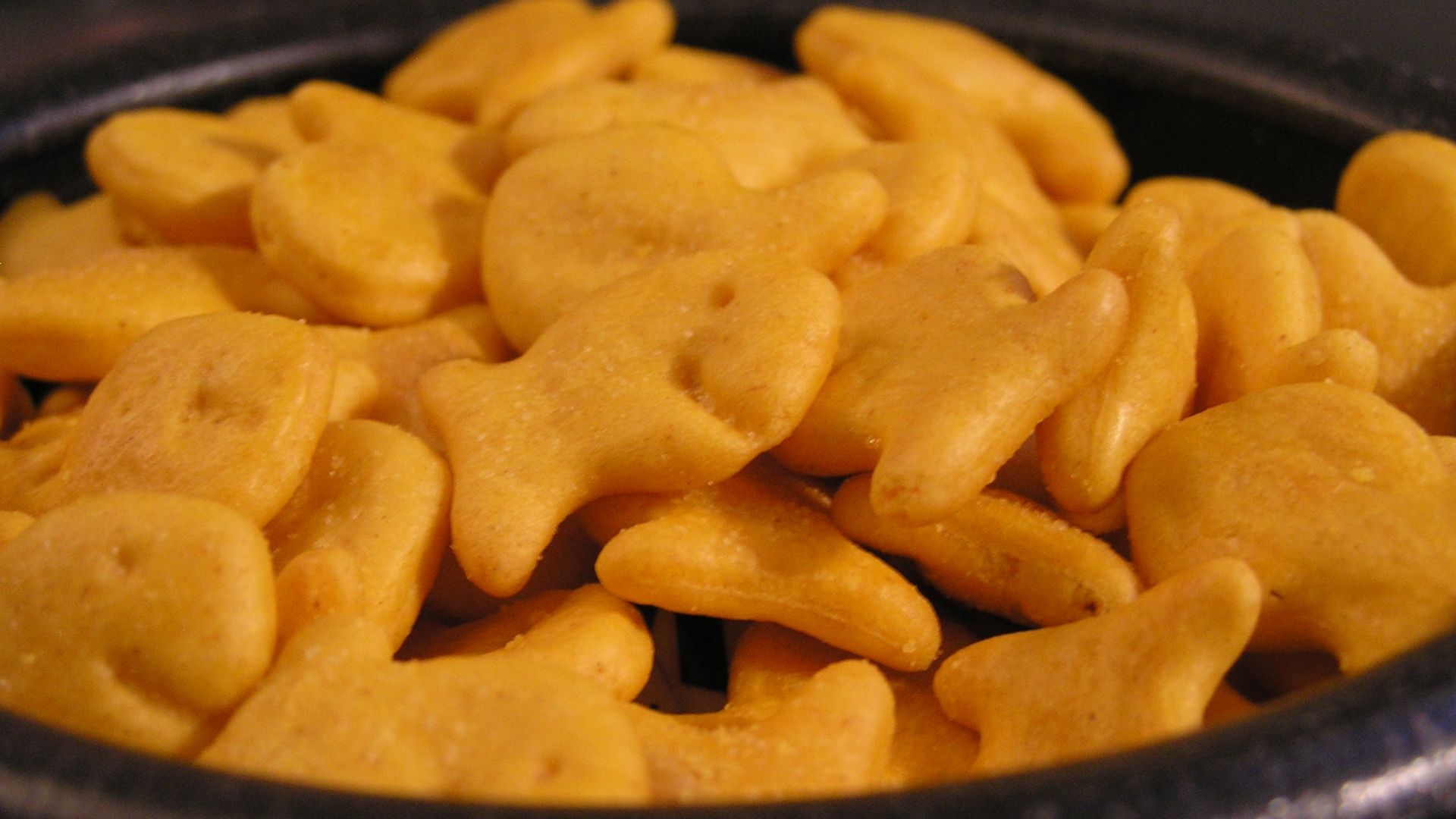 15. Crackers au poisson rouge