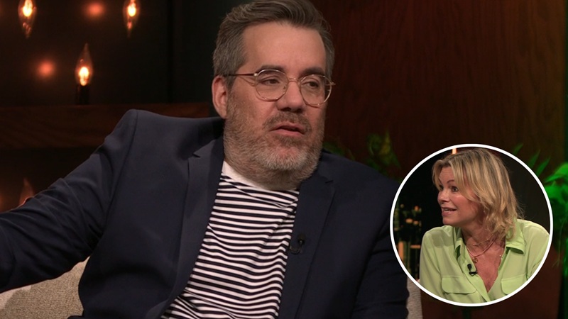 Moment étrange entre Jean-Sébastien Girard, sa mère et Caroline Néron