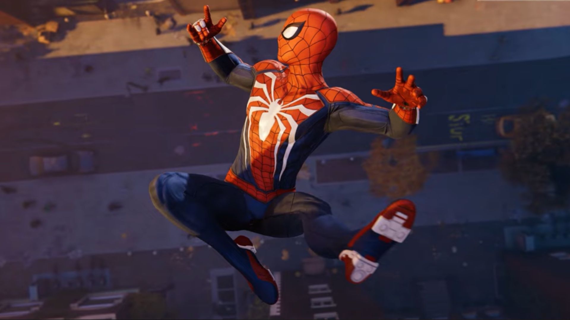 7. PS4 White Spider Advanced Suit