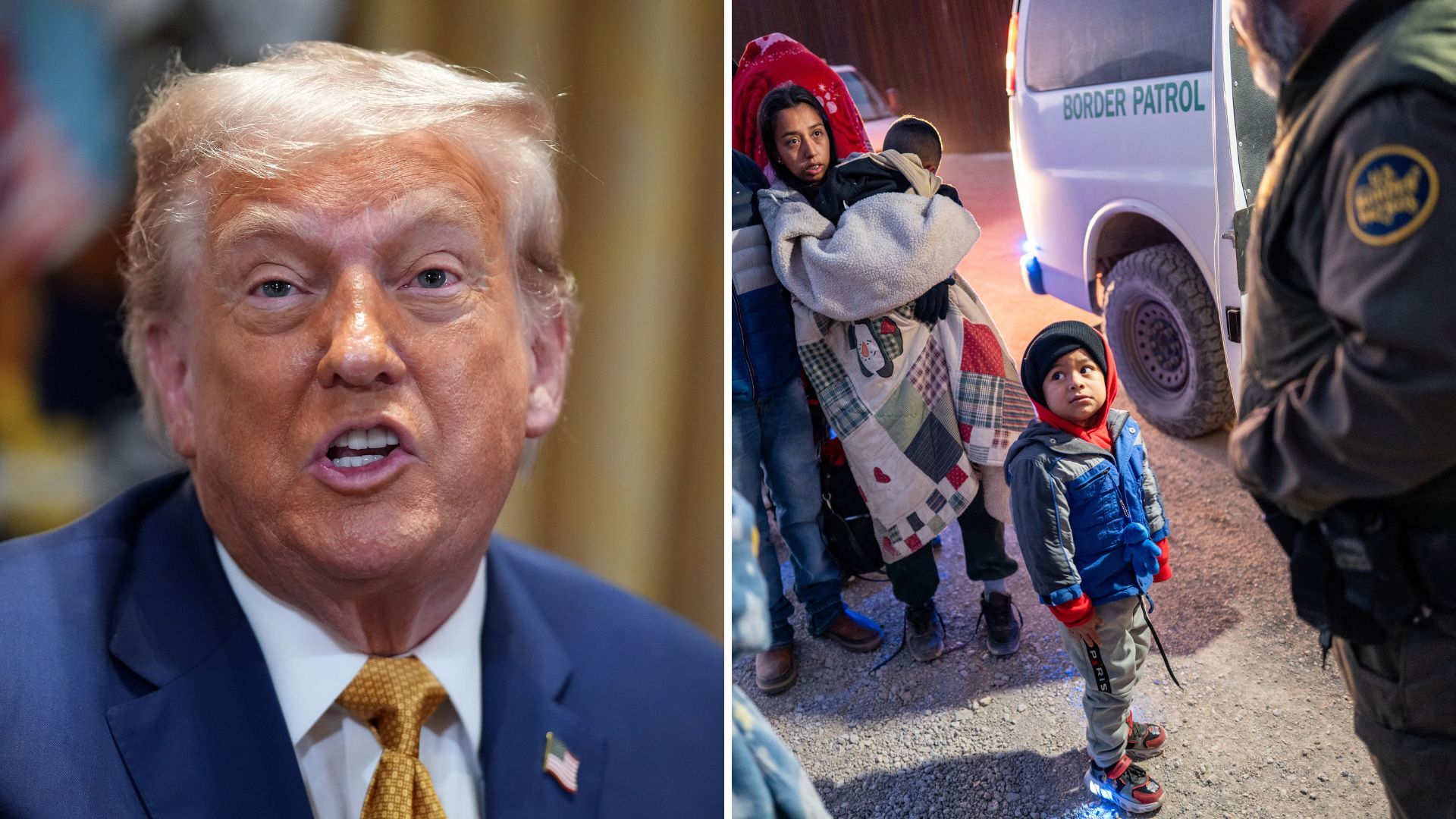 Migrant children’s DNA collected for database at Trump’s request