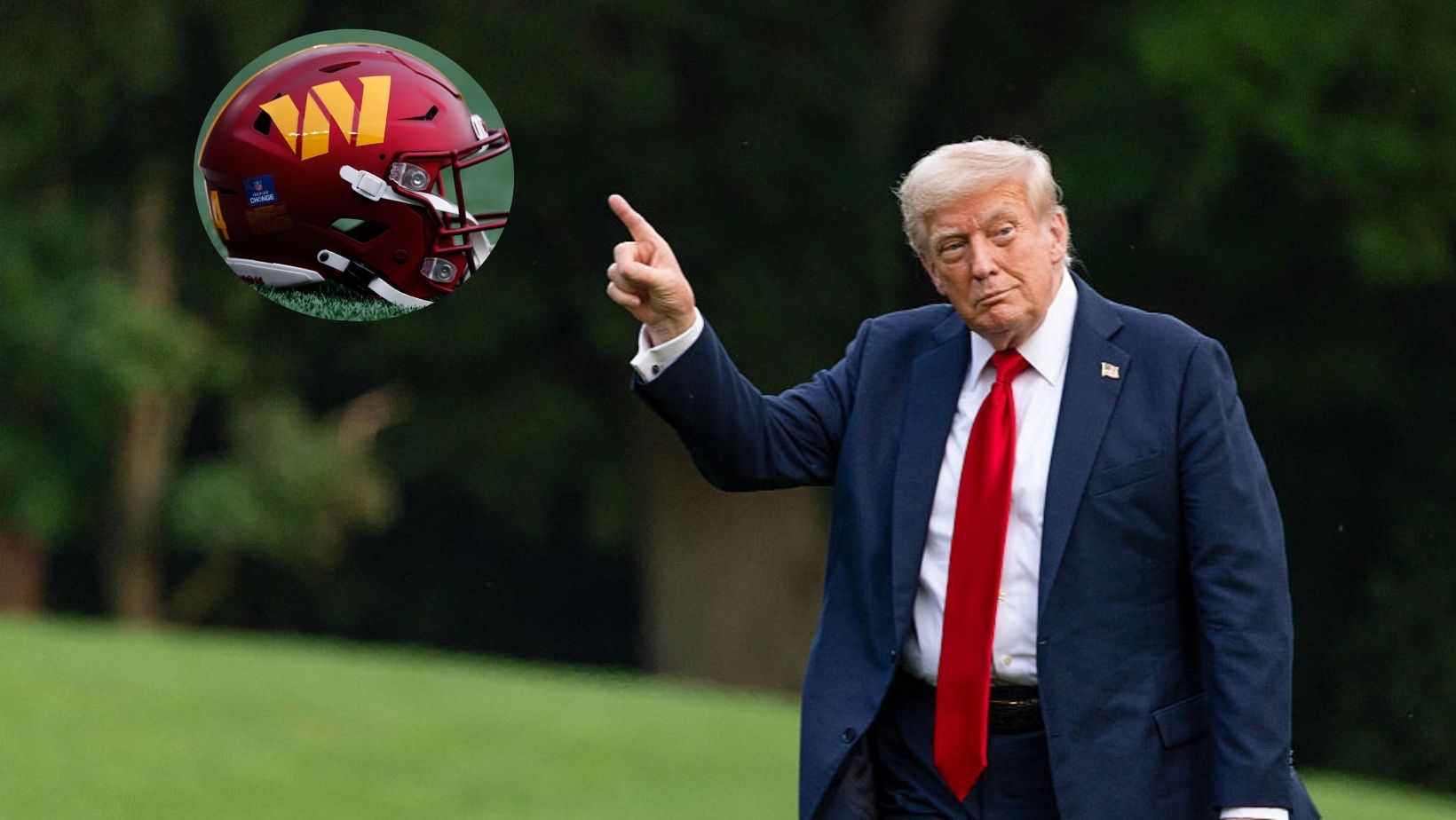 Trump veut revoir les Redskins, sinon…