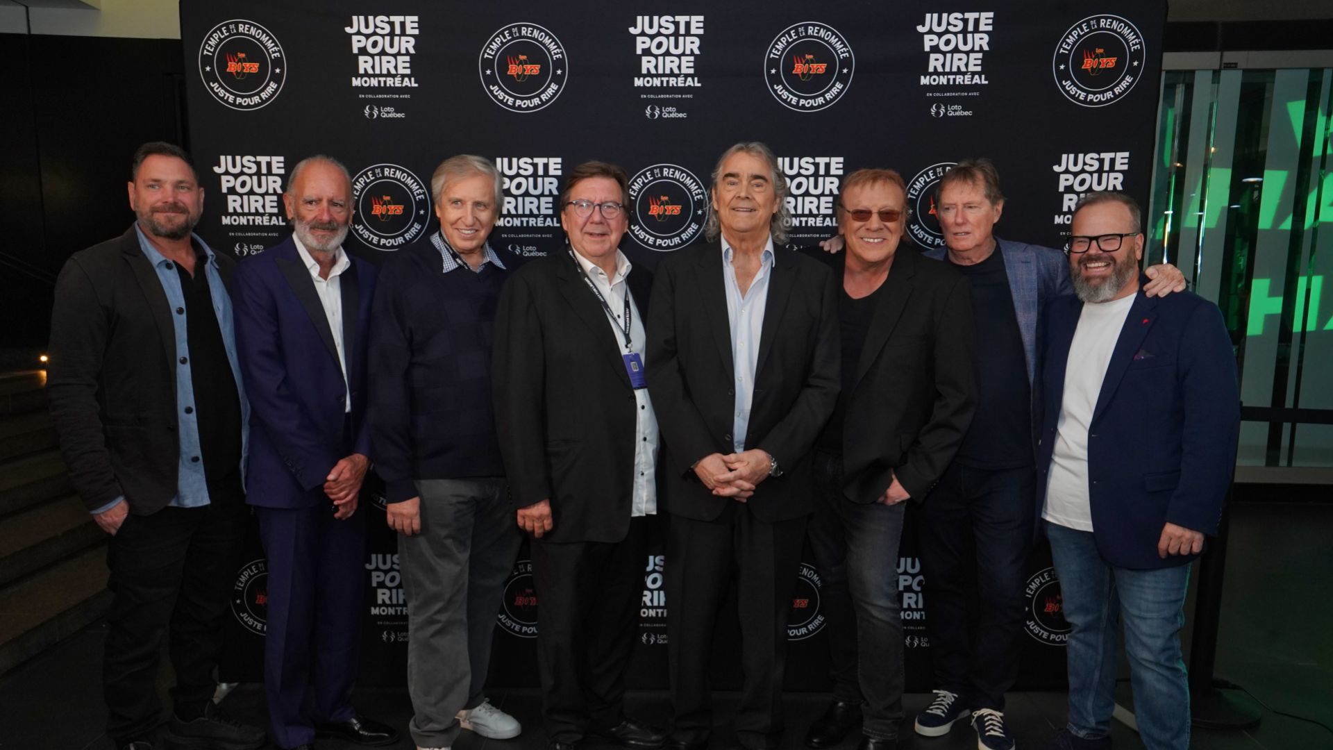 Les Boys inaugurent le nouveau Temple de la renommée de Juste pour rire