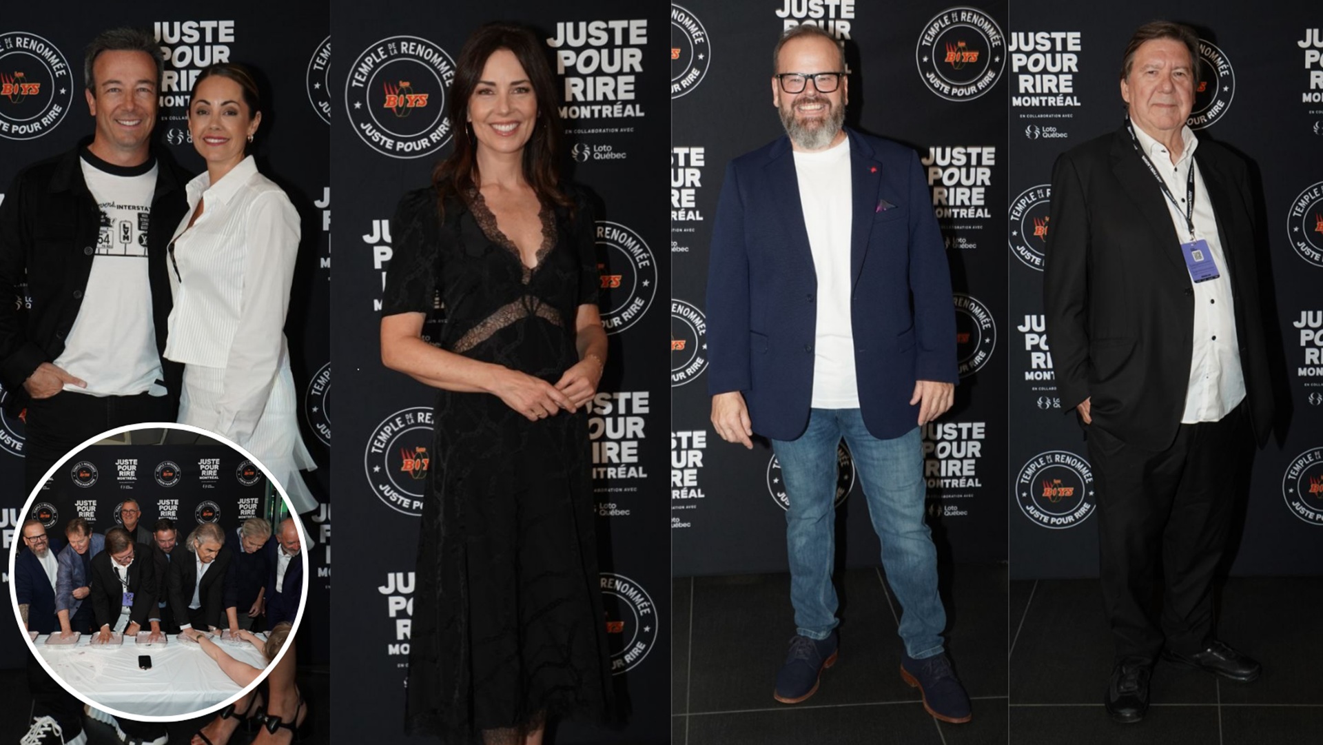 Un tapis rouge rempli de stars pour l’hommage aux Boys par Juste pour rire