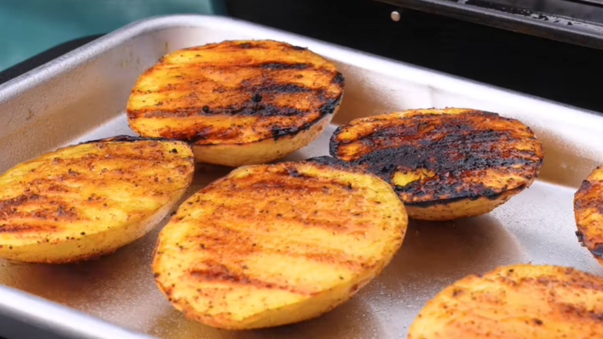 7. Tranches de mangue grillées au Tajín