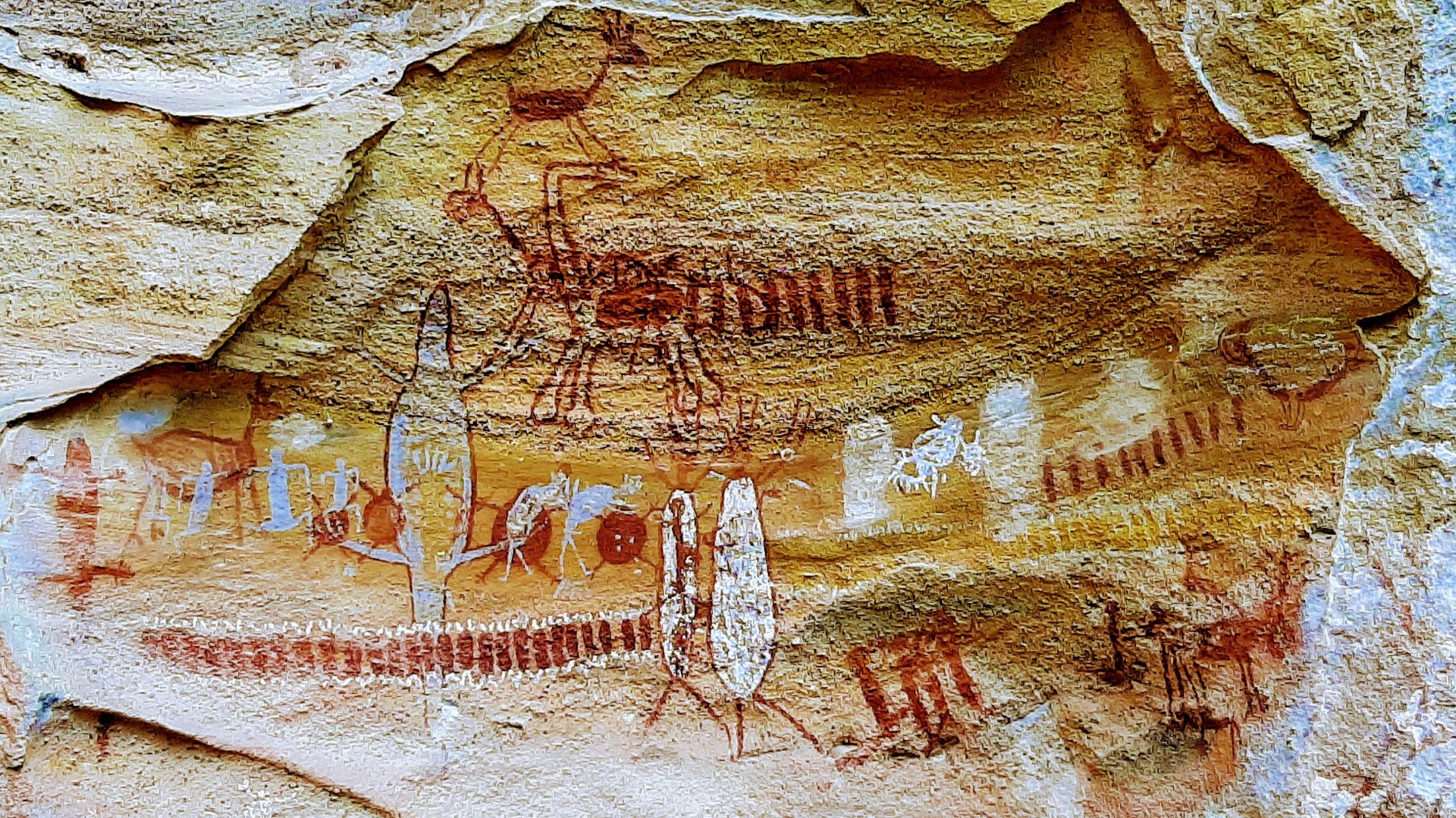 20. Serra Da Capivara Scènes humaines