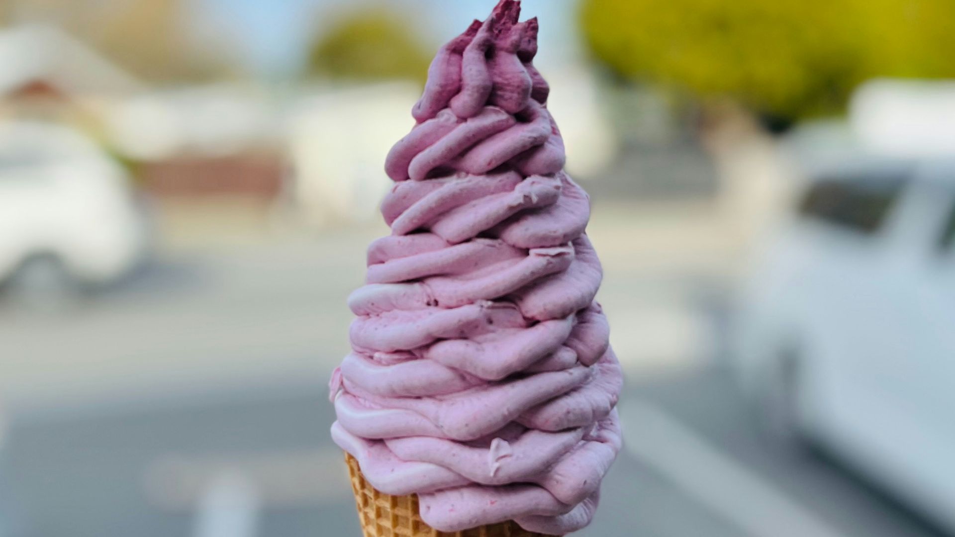 3. Crème glacée aux myrtilles