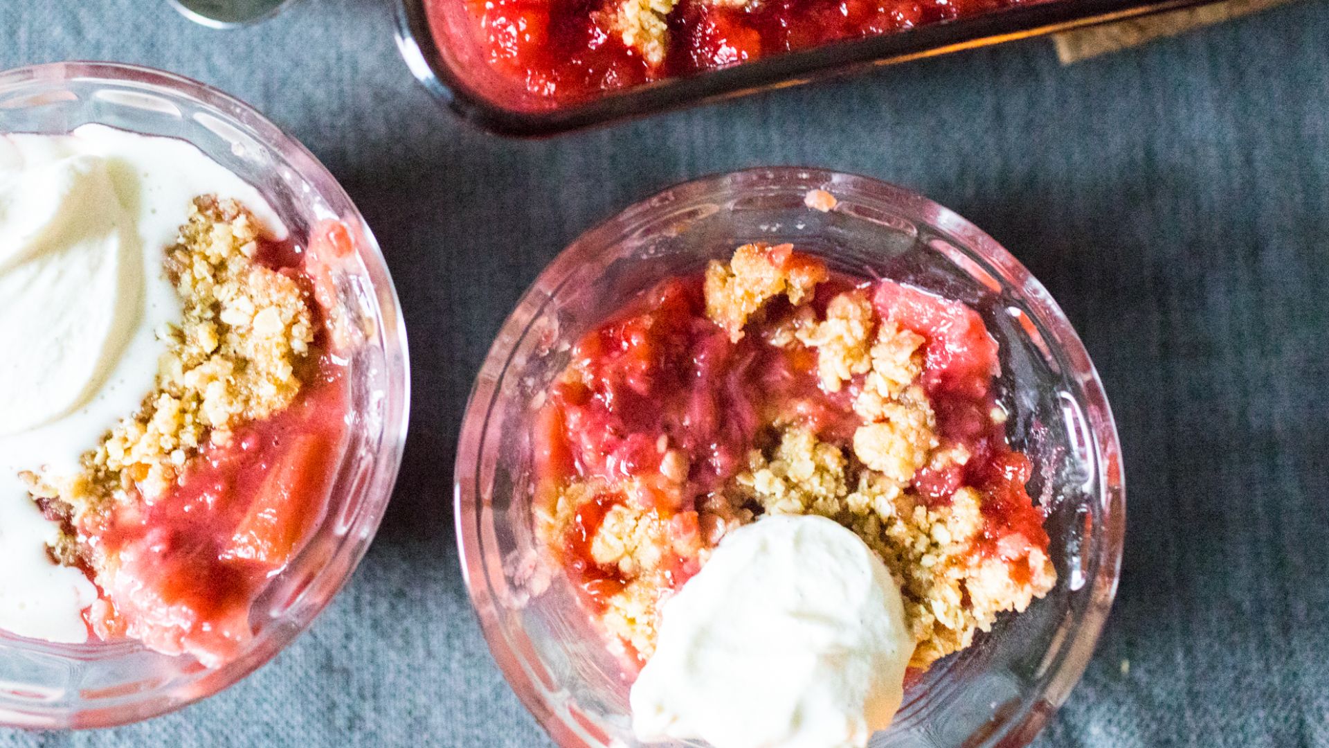 17. Croustillant aux fraises