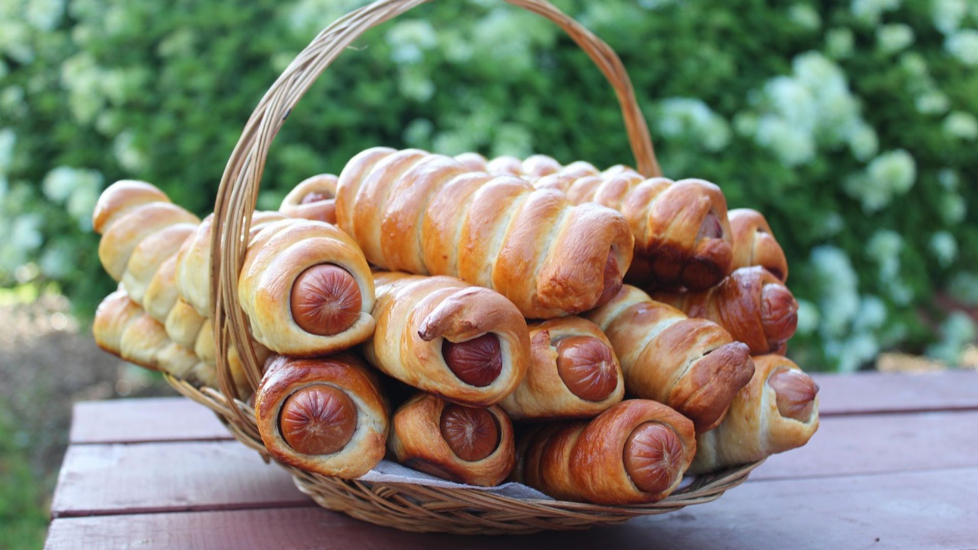 9. <em>Pigs in a blanket</em>